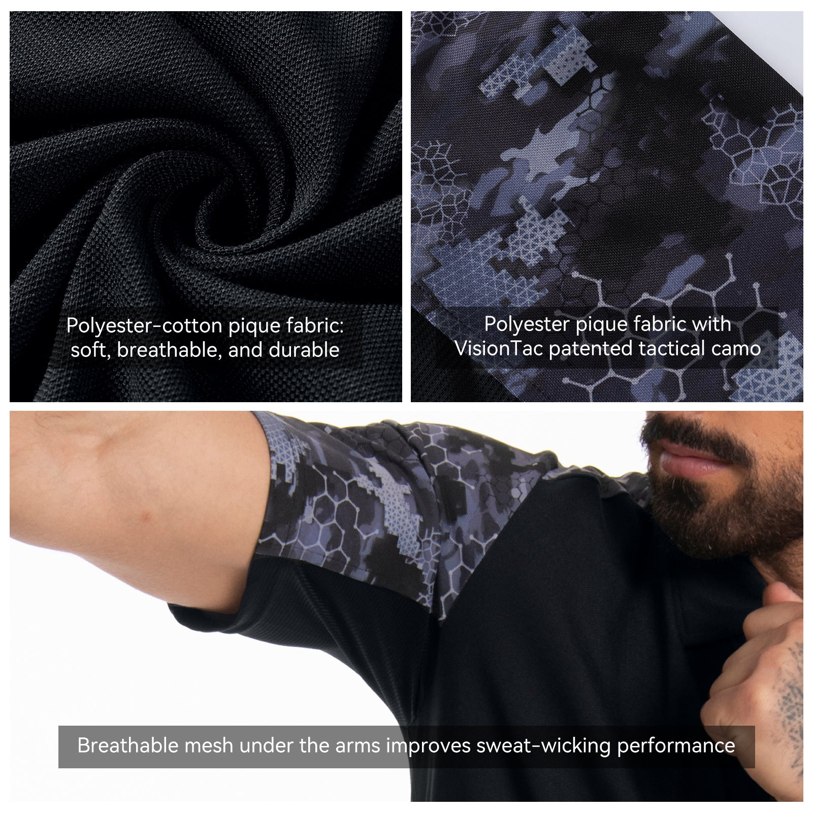 Tactical Polo Shirts Short Sleeve Performance Shirt