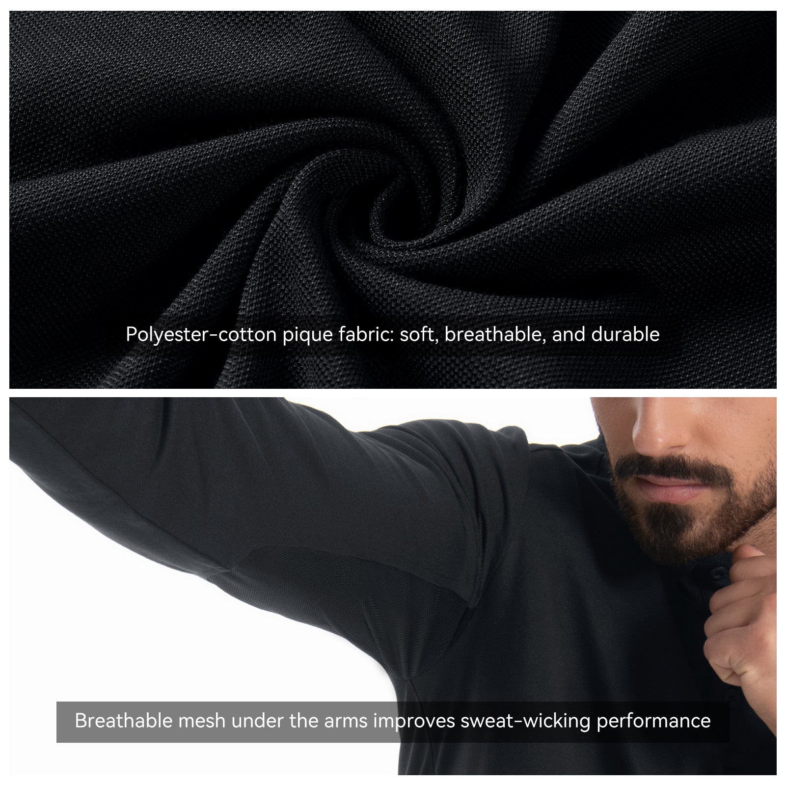 Tactical Polo Shirts Long Sleeve Performance Shirt