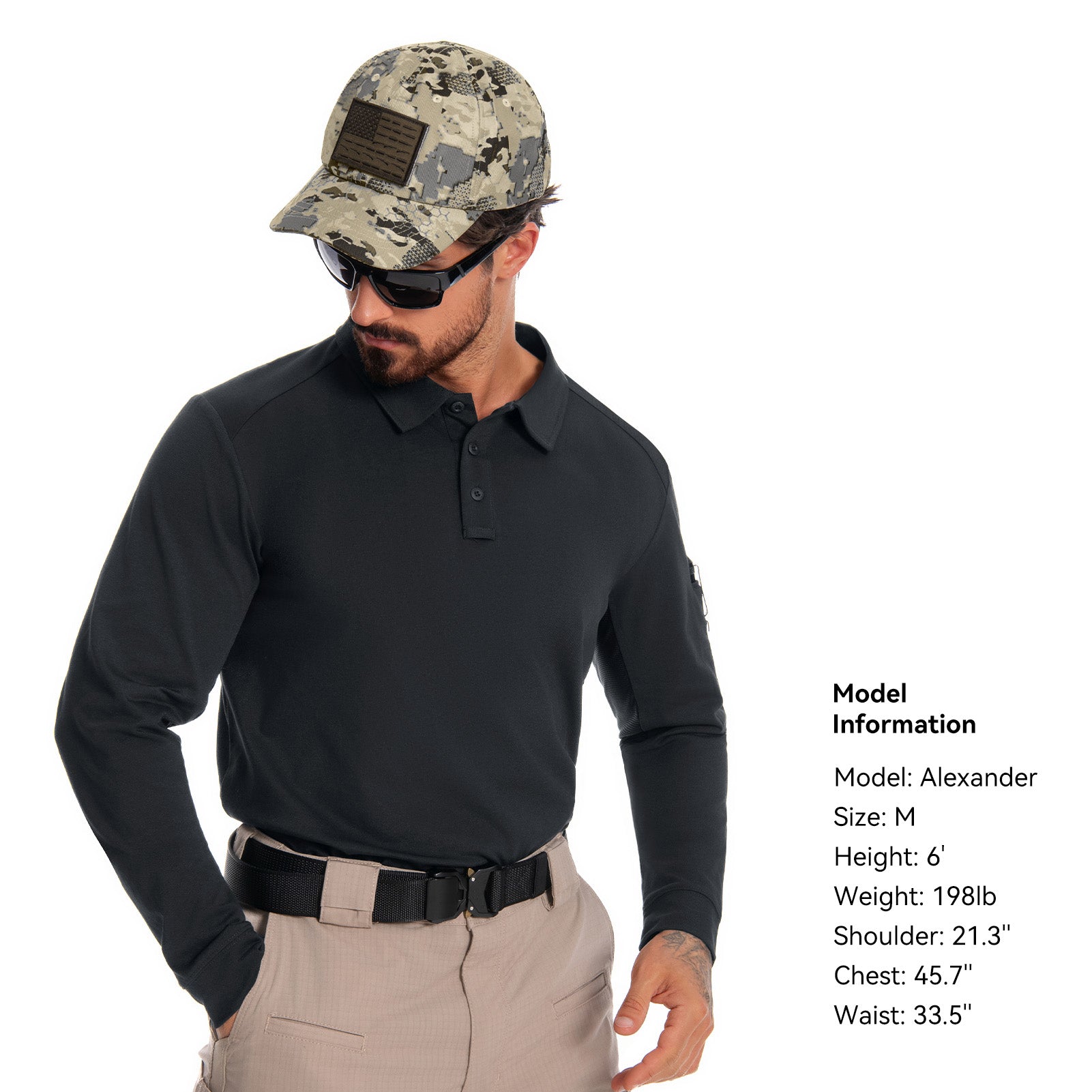 Tactical Polo Shirts Long Sleeve Performance Shirt