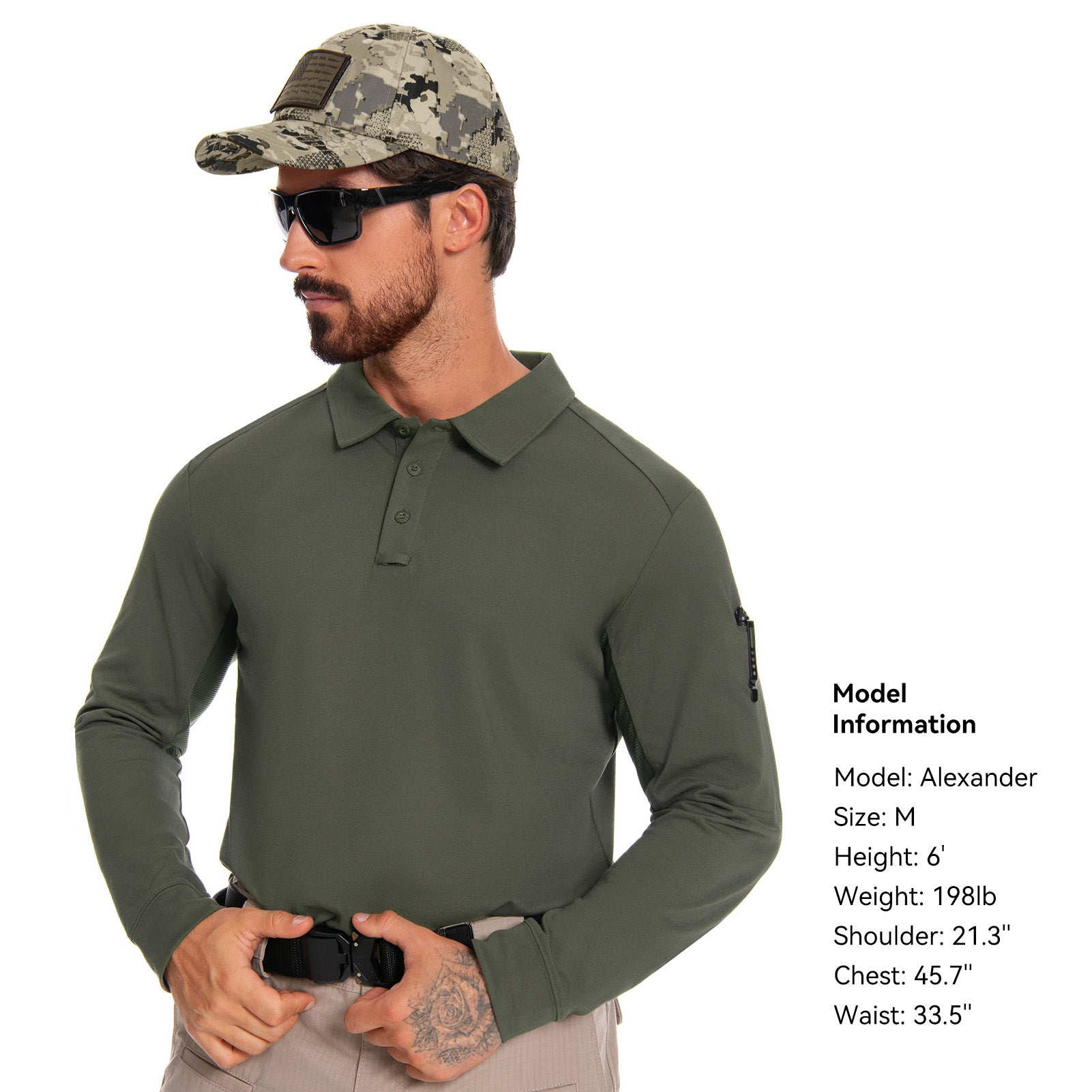 Tactical Polo Shirts Long Sleeve Performance Shirt