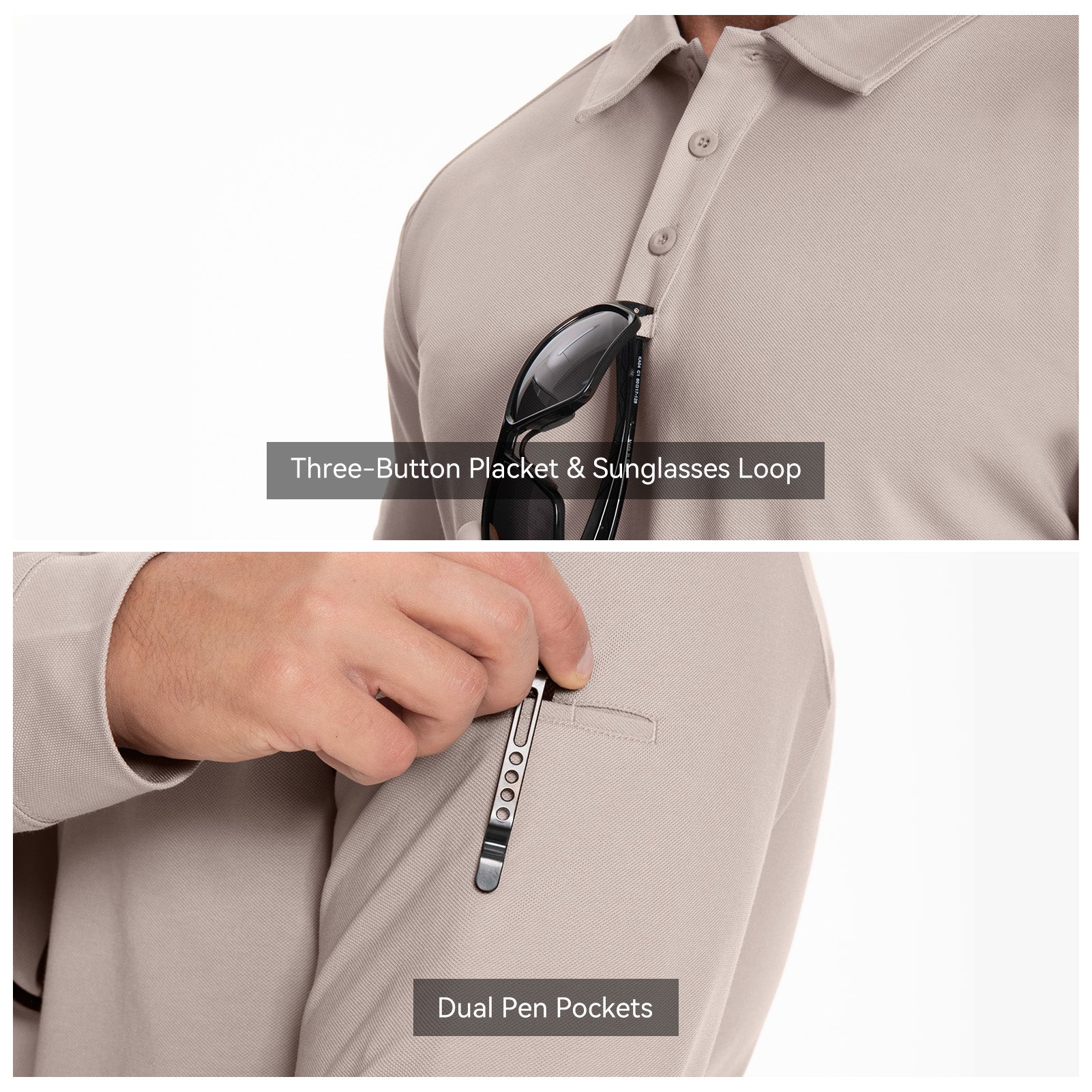Tactical Polo Shirts Long Sleeve Performance Shirt
