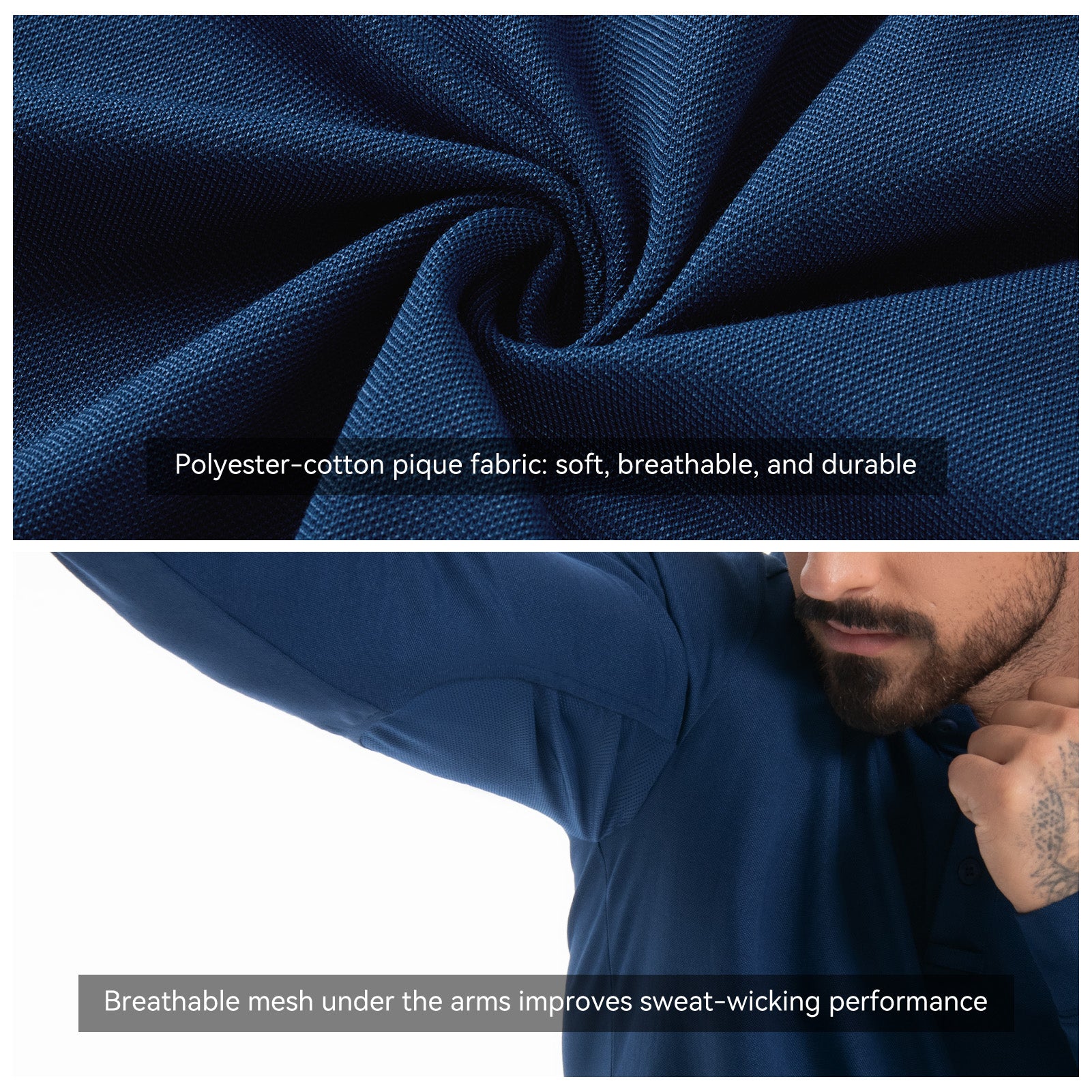 Tactical Polo Shirts Long Sleeve Performance Shirt