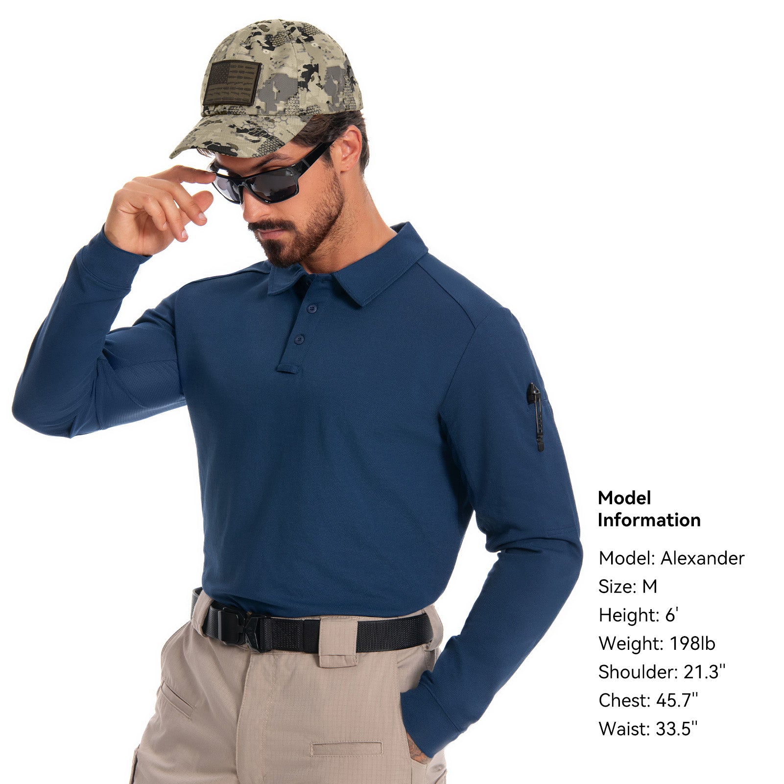 Tactical Polo Shirts Long Sleeve Performance Shirt