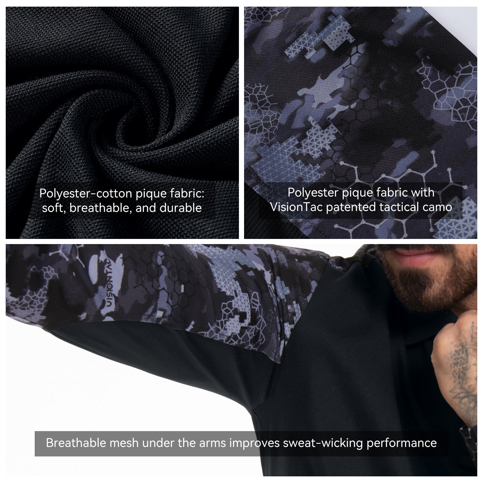 Tactical Polo Shirts Long Sleeve Performance Shirt