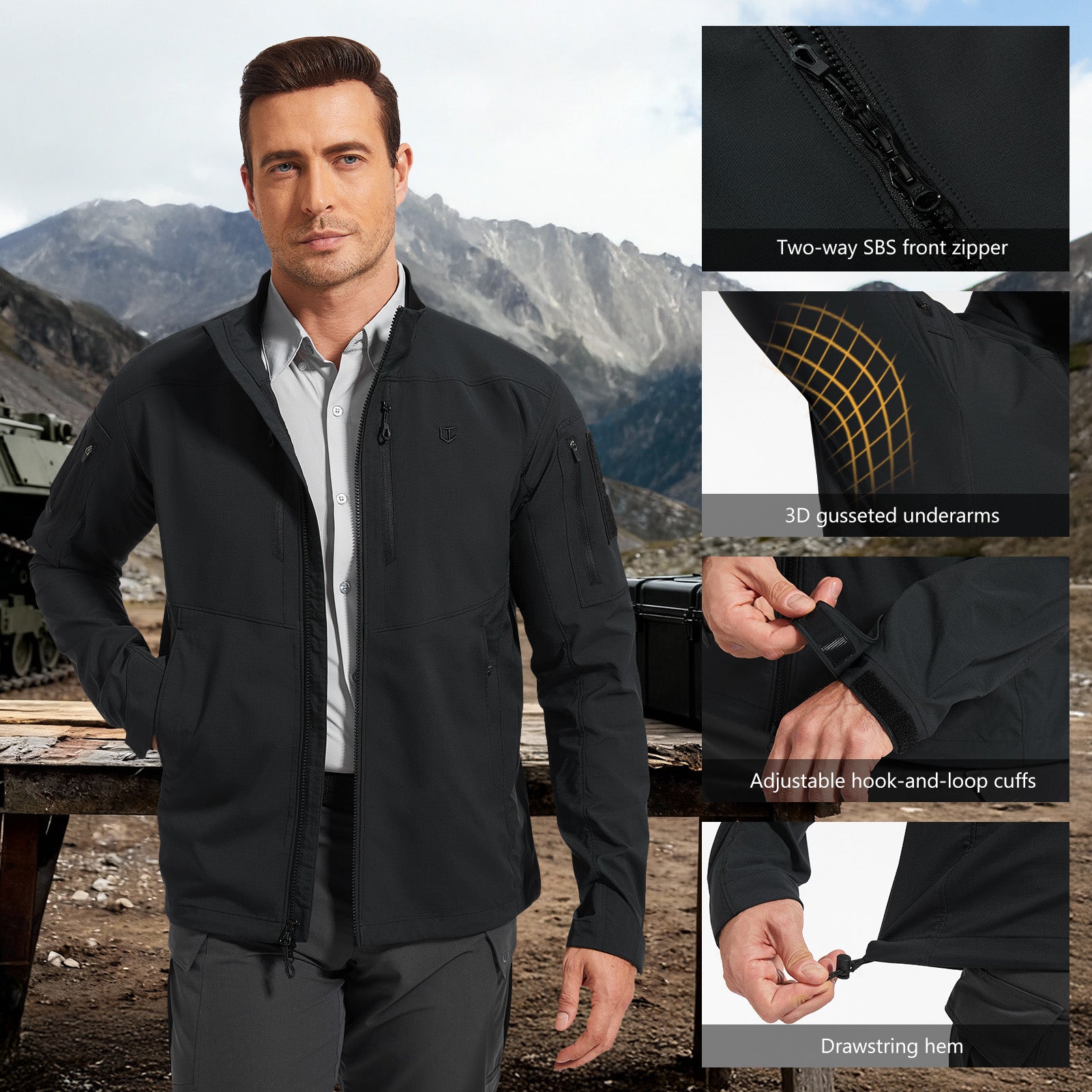 Water Resistant Tactical Jacket