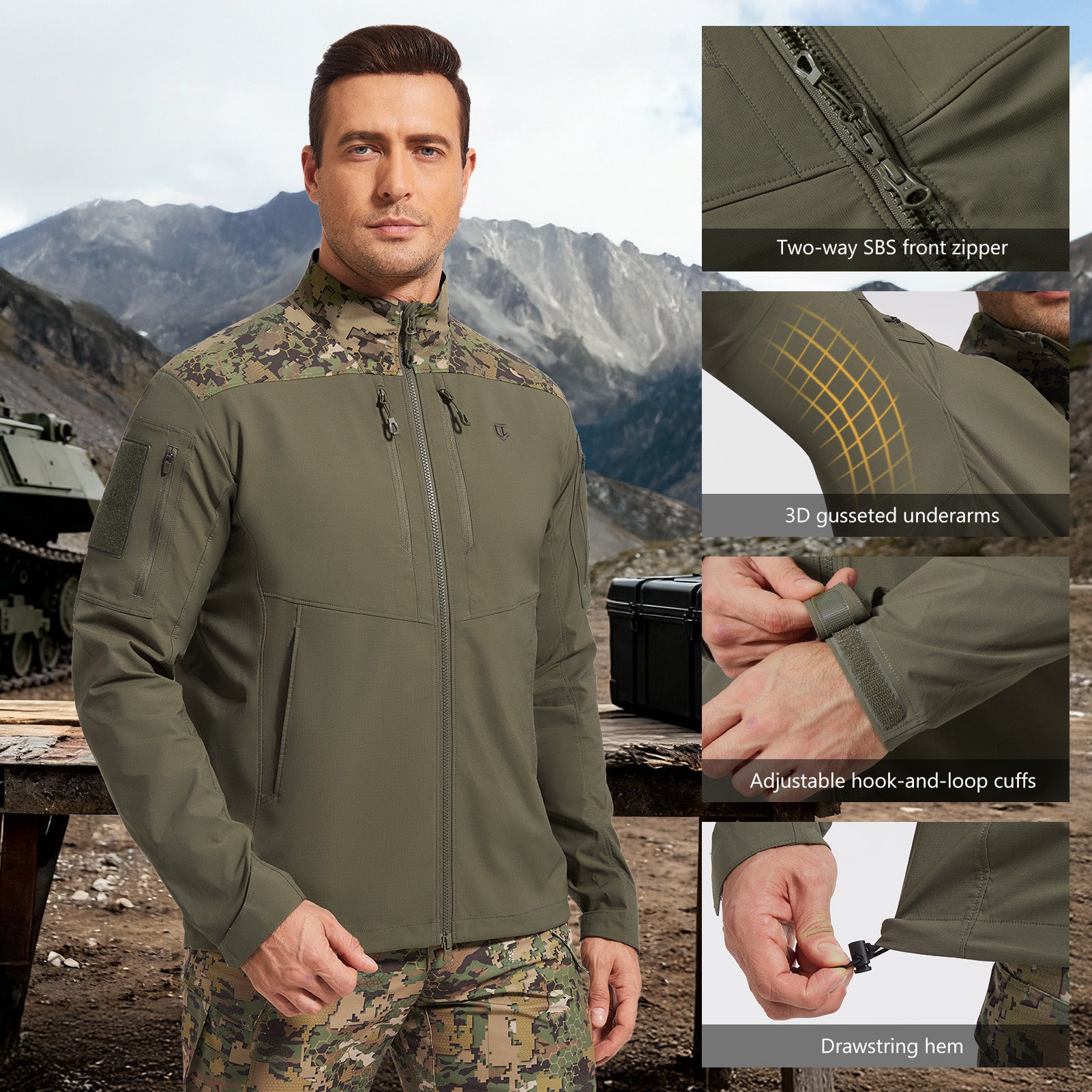 Water Resistant Tactical Jacket