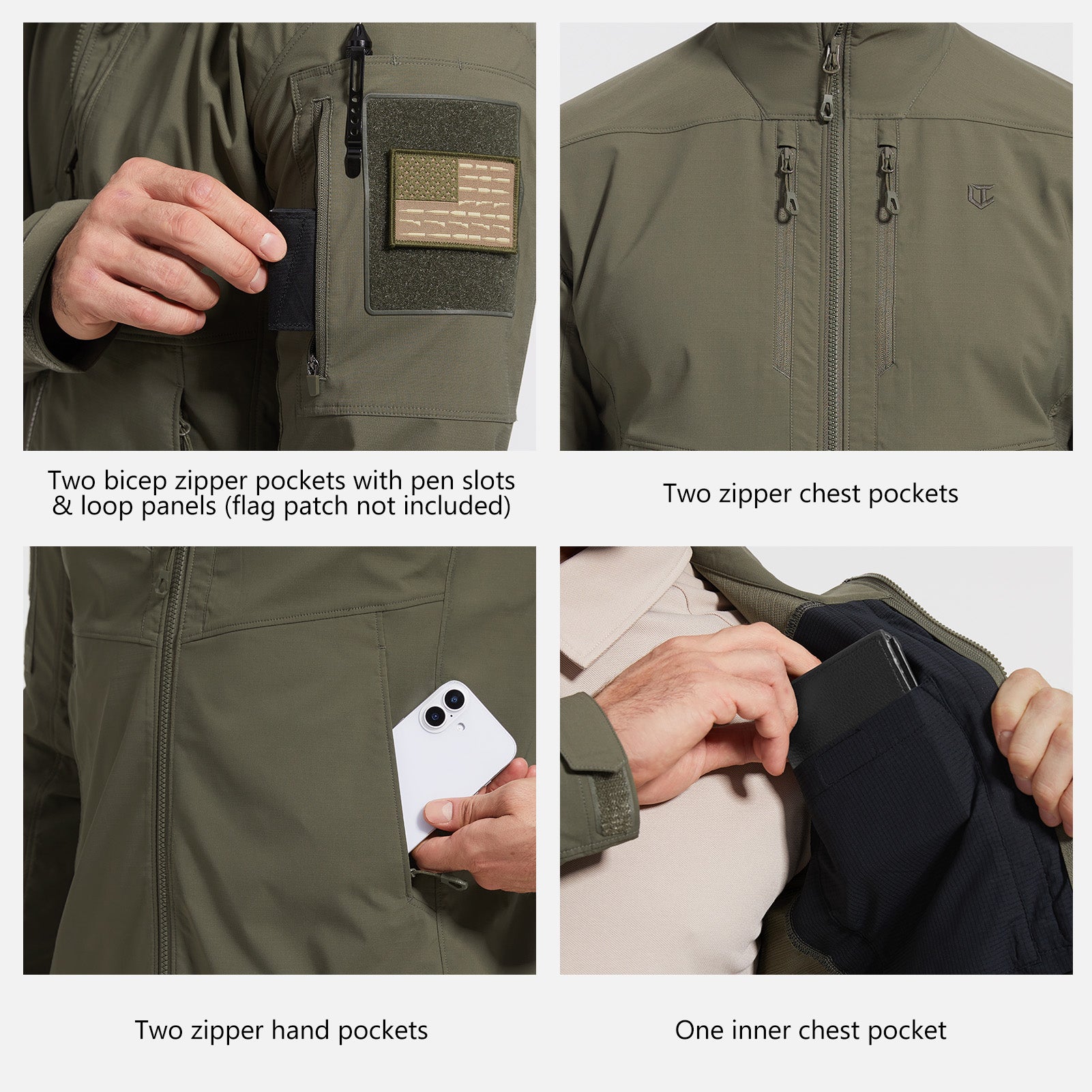 Water Resistant Tactical Jacket