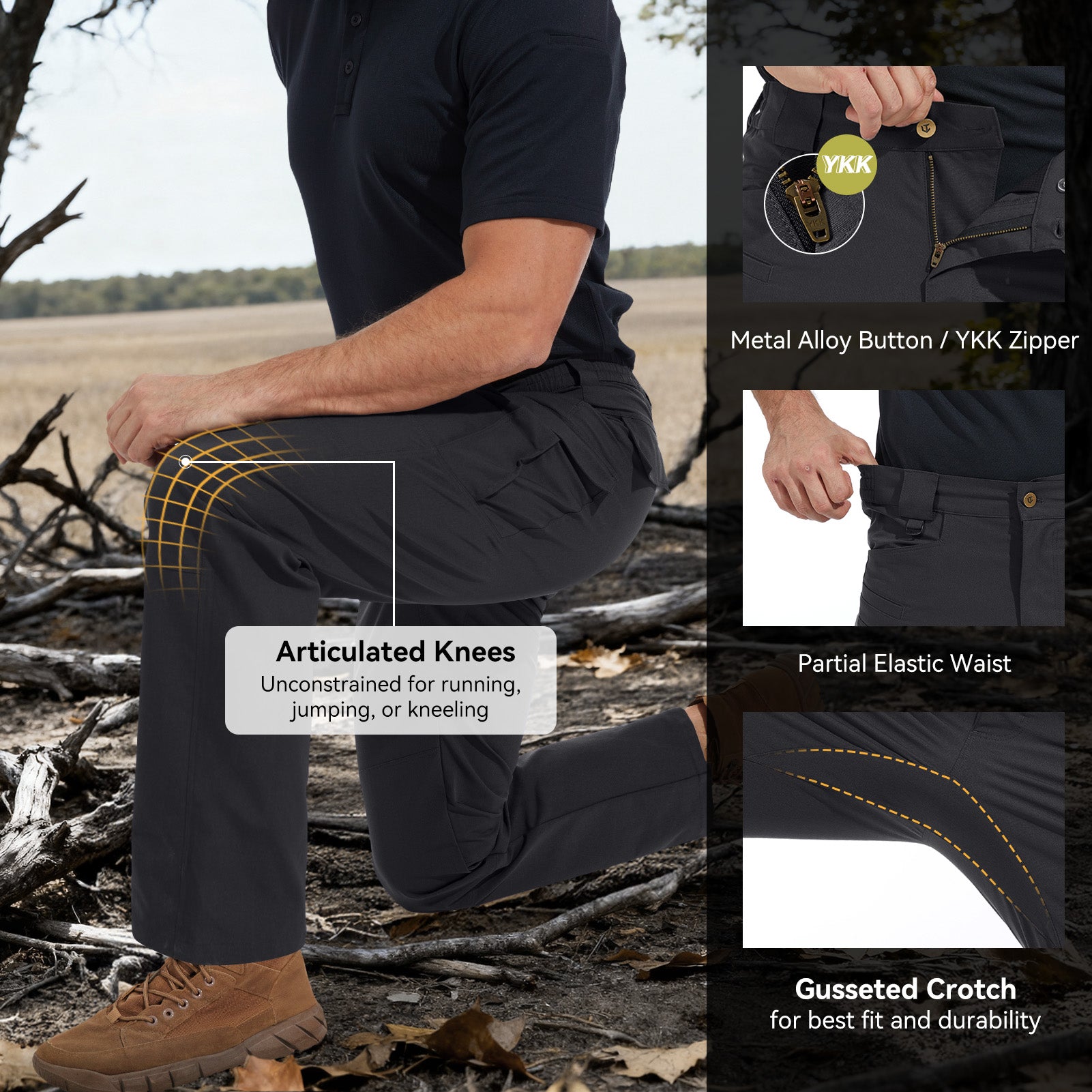 Men Ripstop Tactical Pants