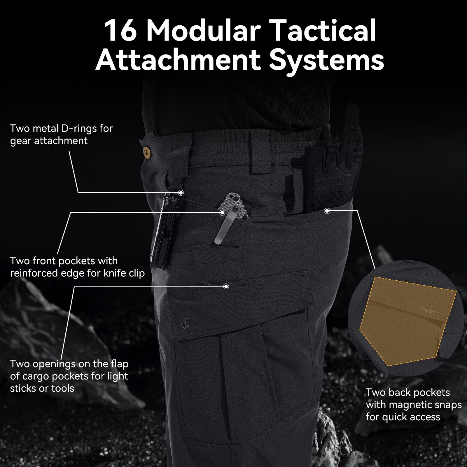 Men Ripstop Tactical Pants