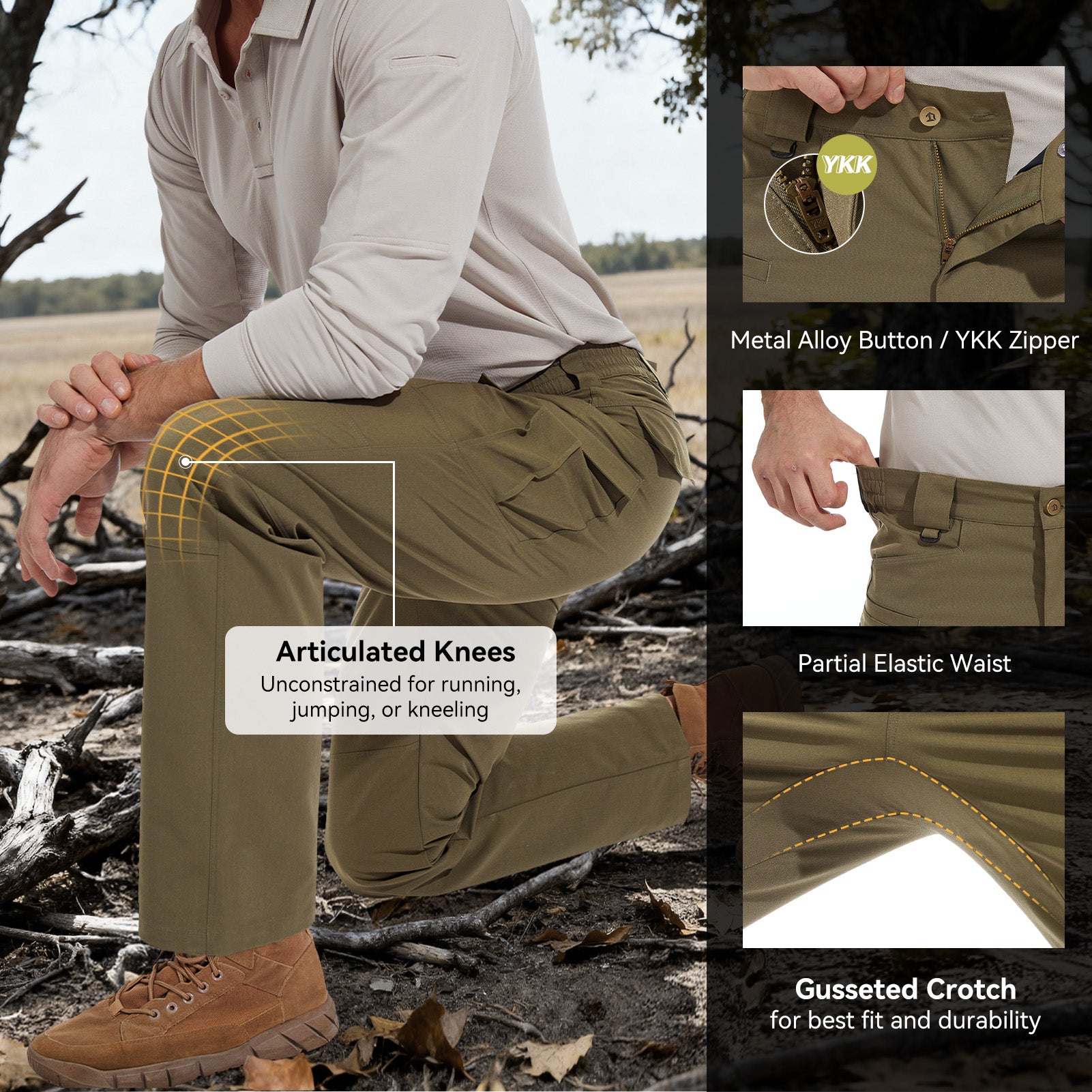 Men Ripstop Tactical Pants