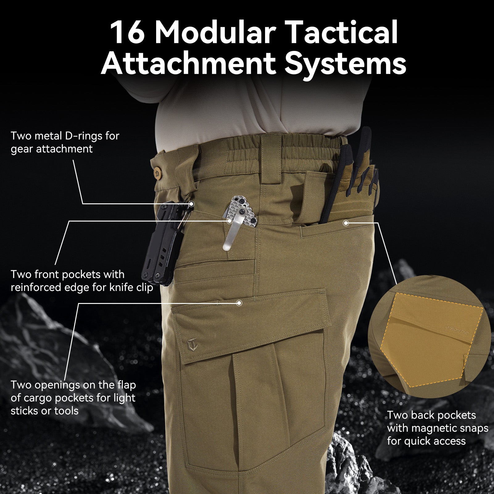 Men Ripstop Tactical Pants