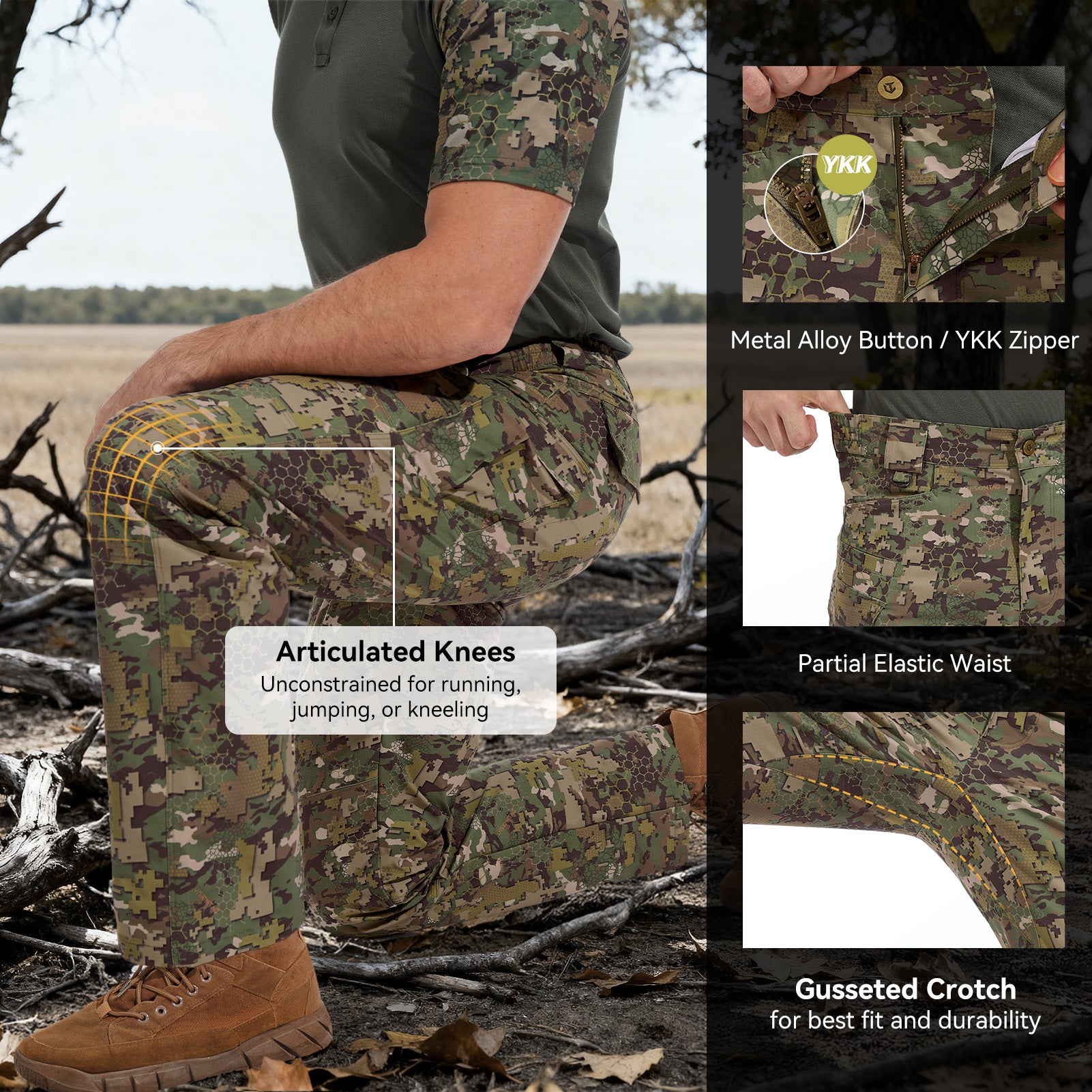 Men Ripstop Tactical Pants