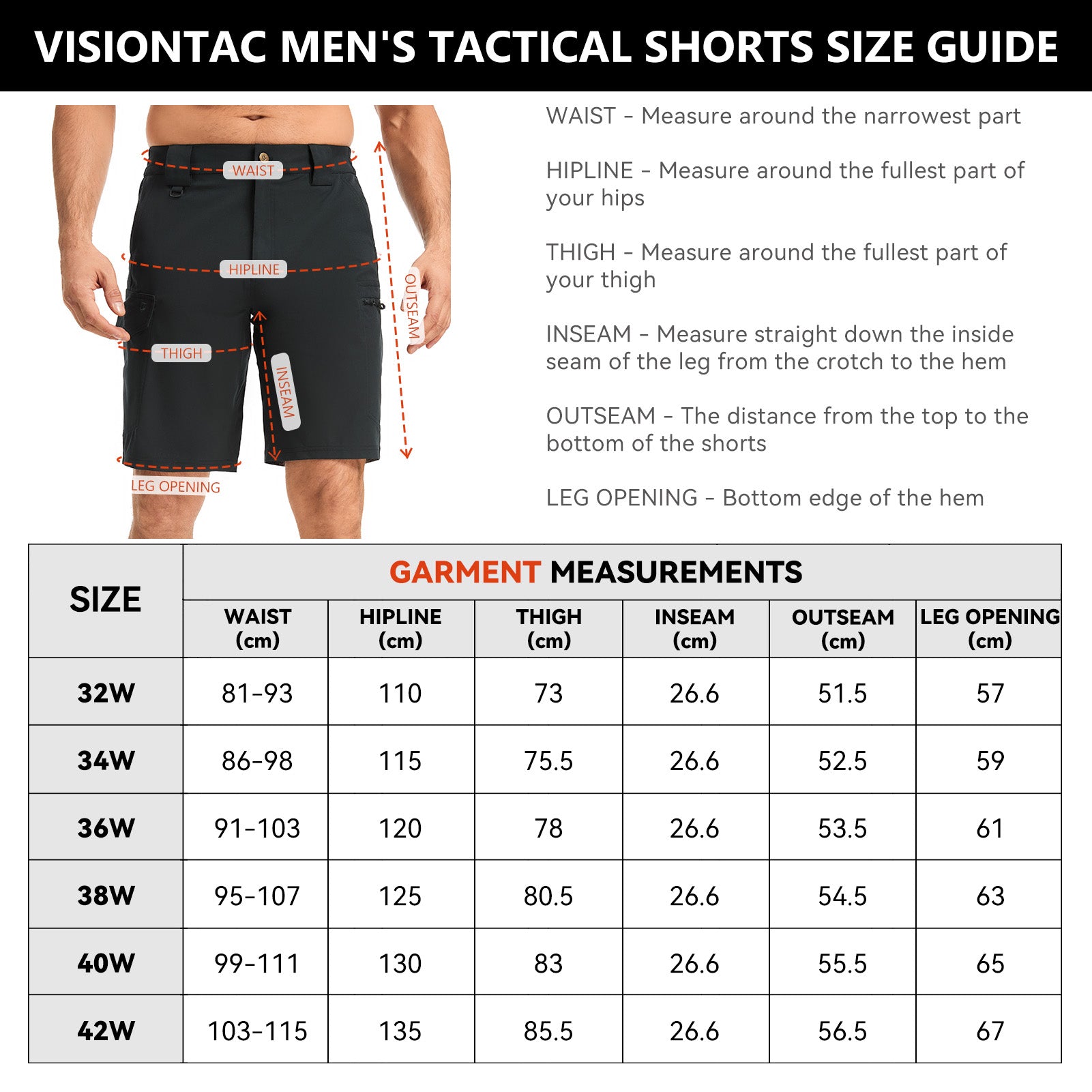 Men 10.5" Ripstop Tactical Shorts