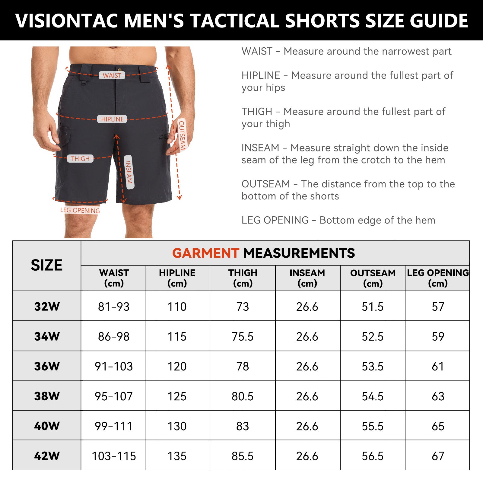 Men 10.5" Ripstop Tactical Shorts