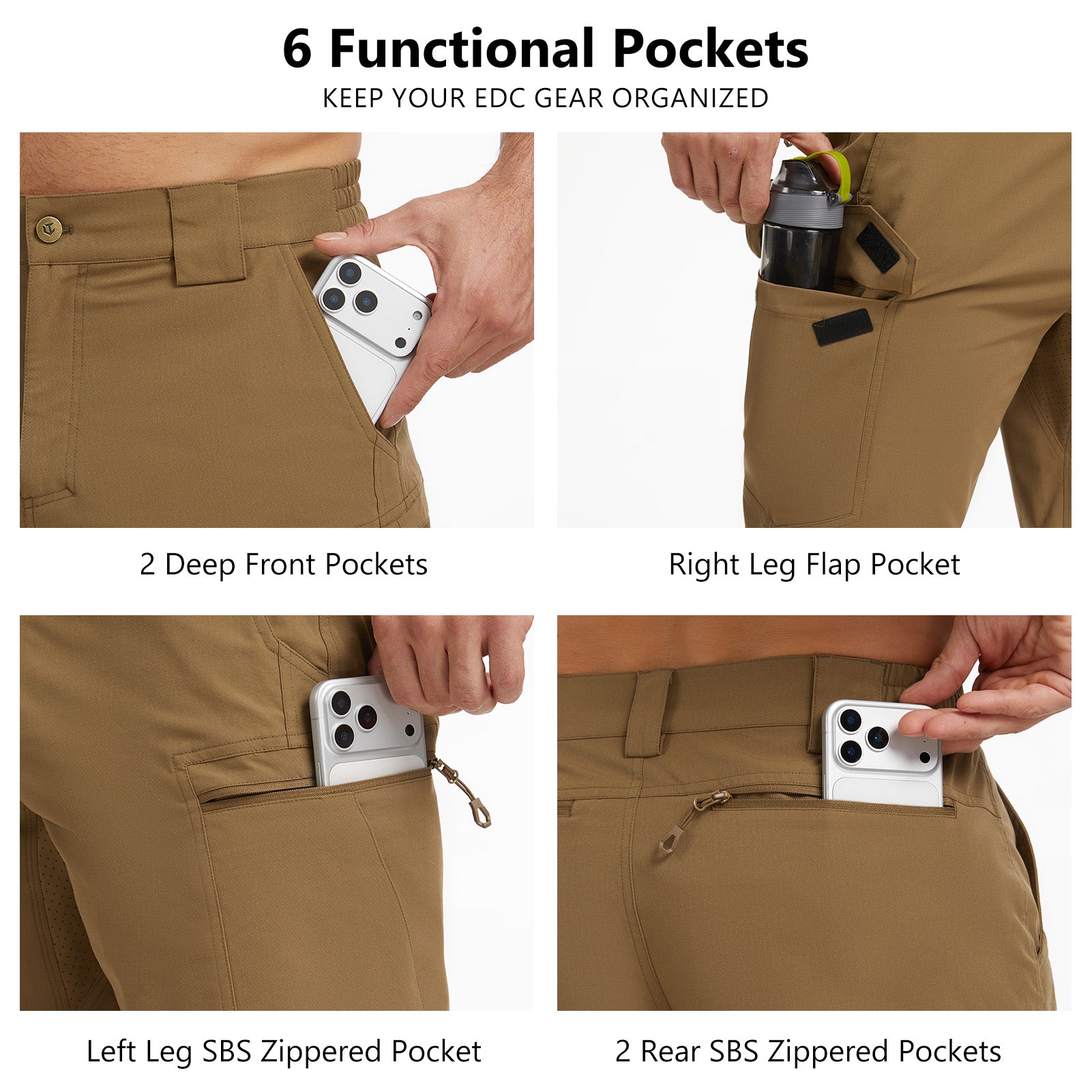 Men 10.5" Ripstop Tactical Shorts