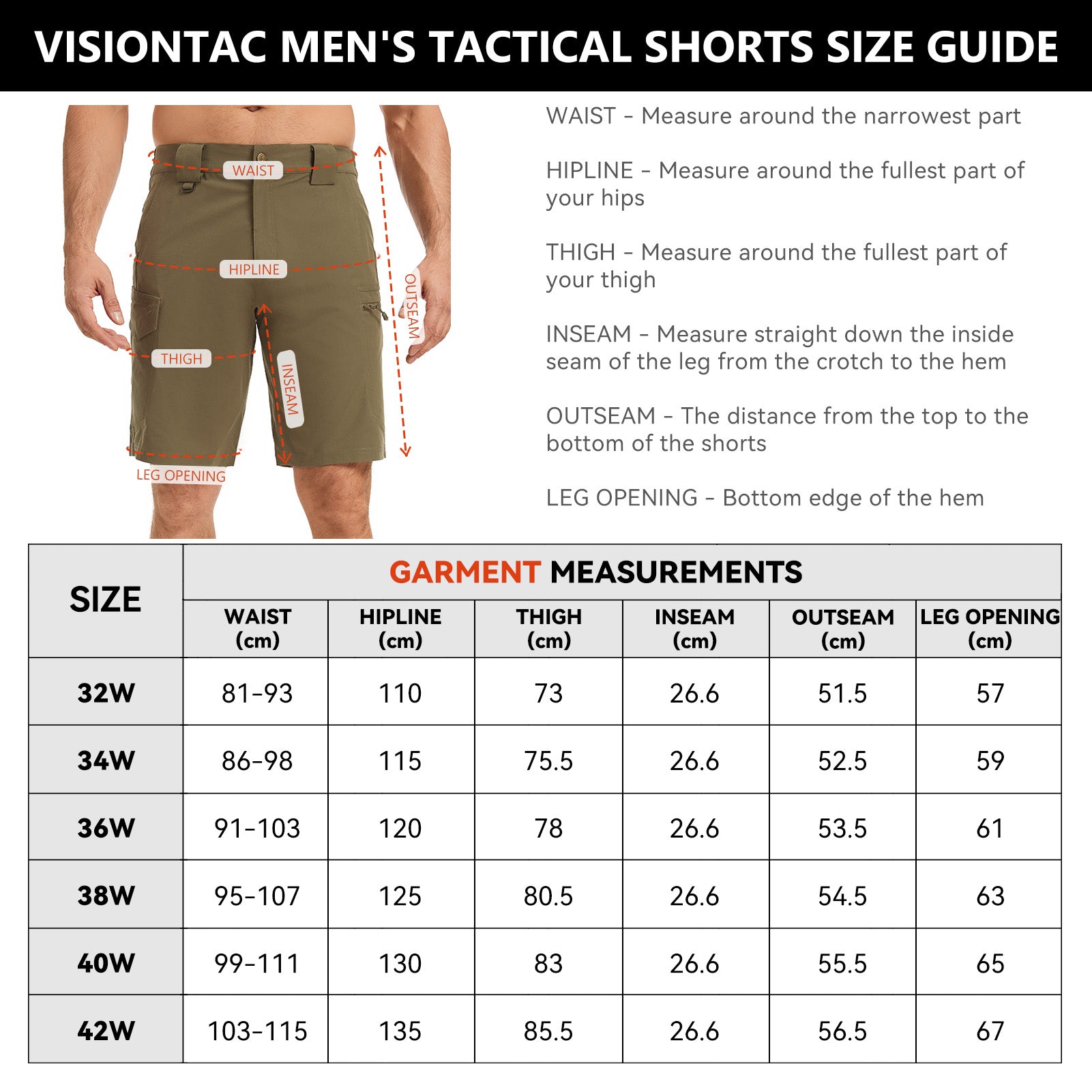 Men 10.5" Ripstop Tactical Shorts