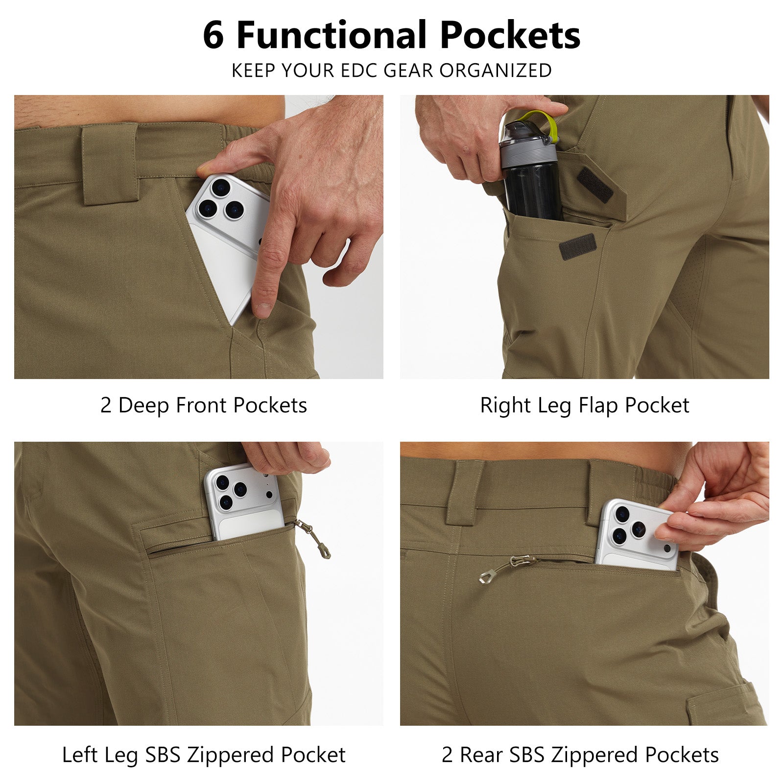 Men 10.5" Ripstop Tactical Shorts