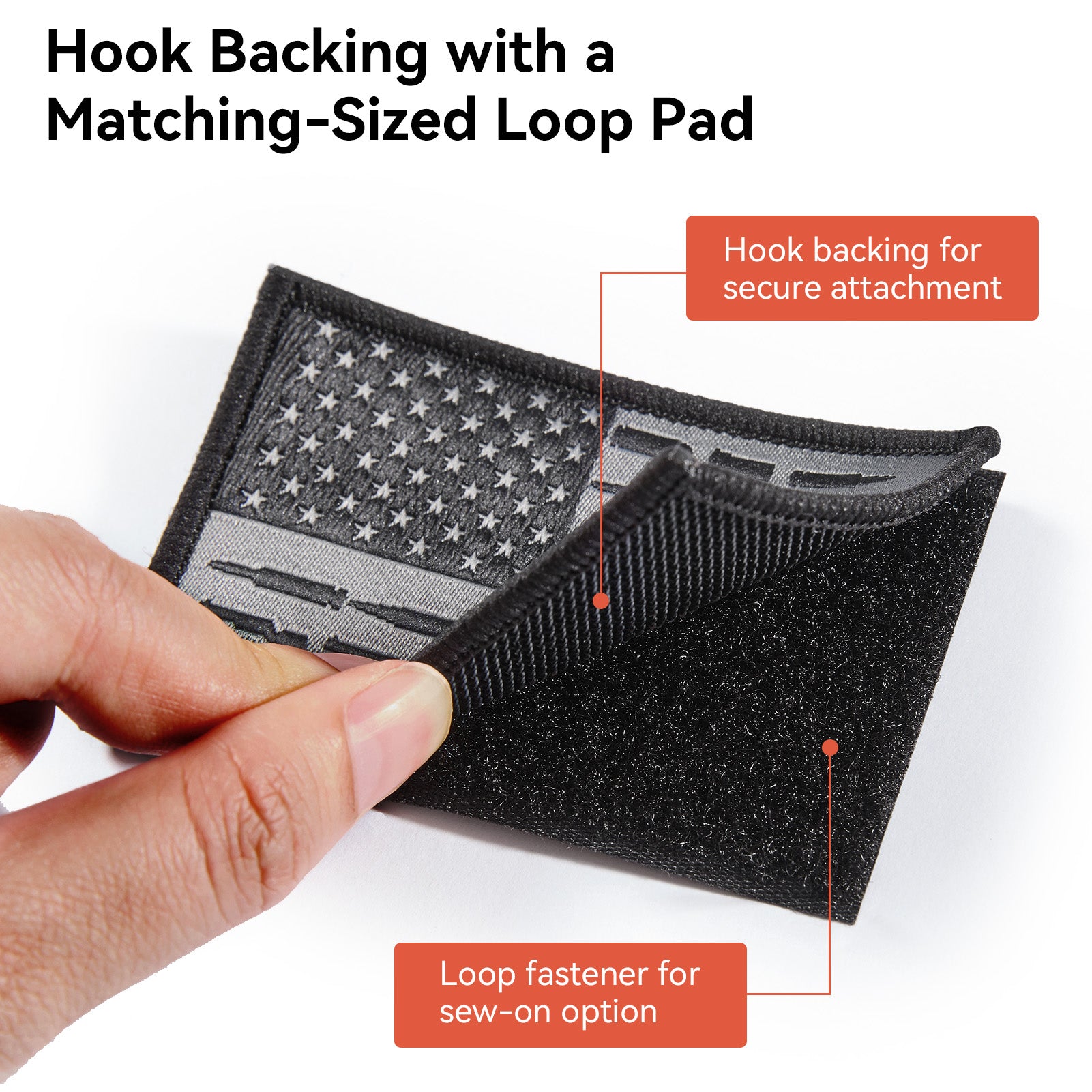 4 Pcs Tactical Patches Flag Patch