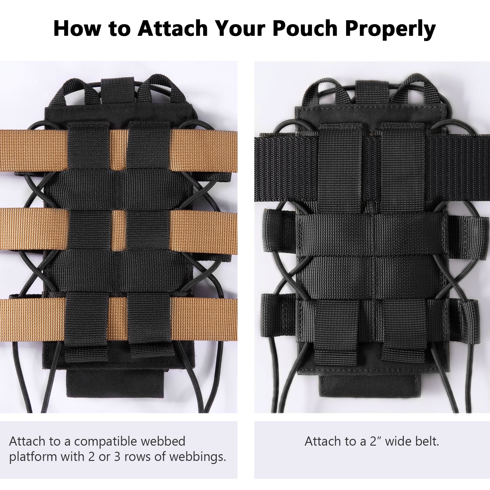 Tactical MOLLE Pouch Water Bottle
