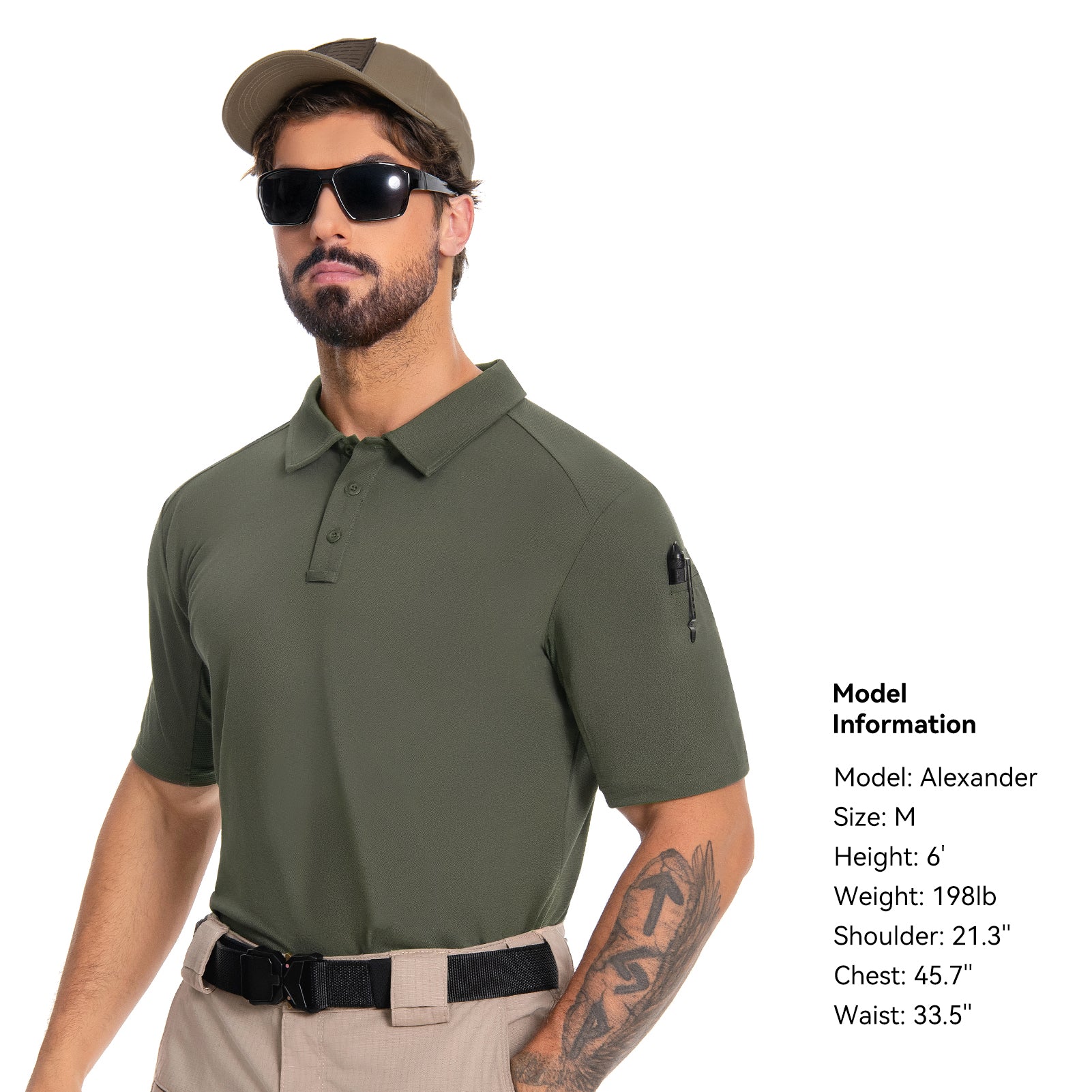 Tactical Polo Shirts Short Sleeve Performance Shirt