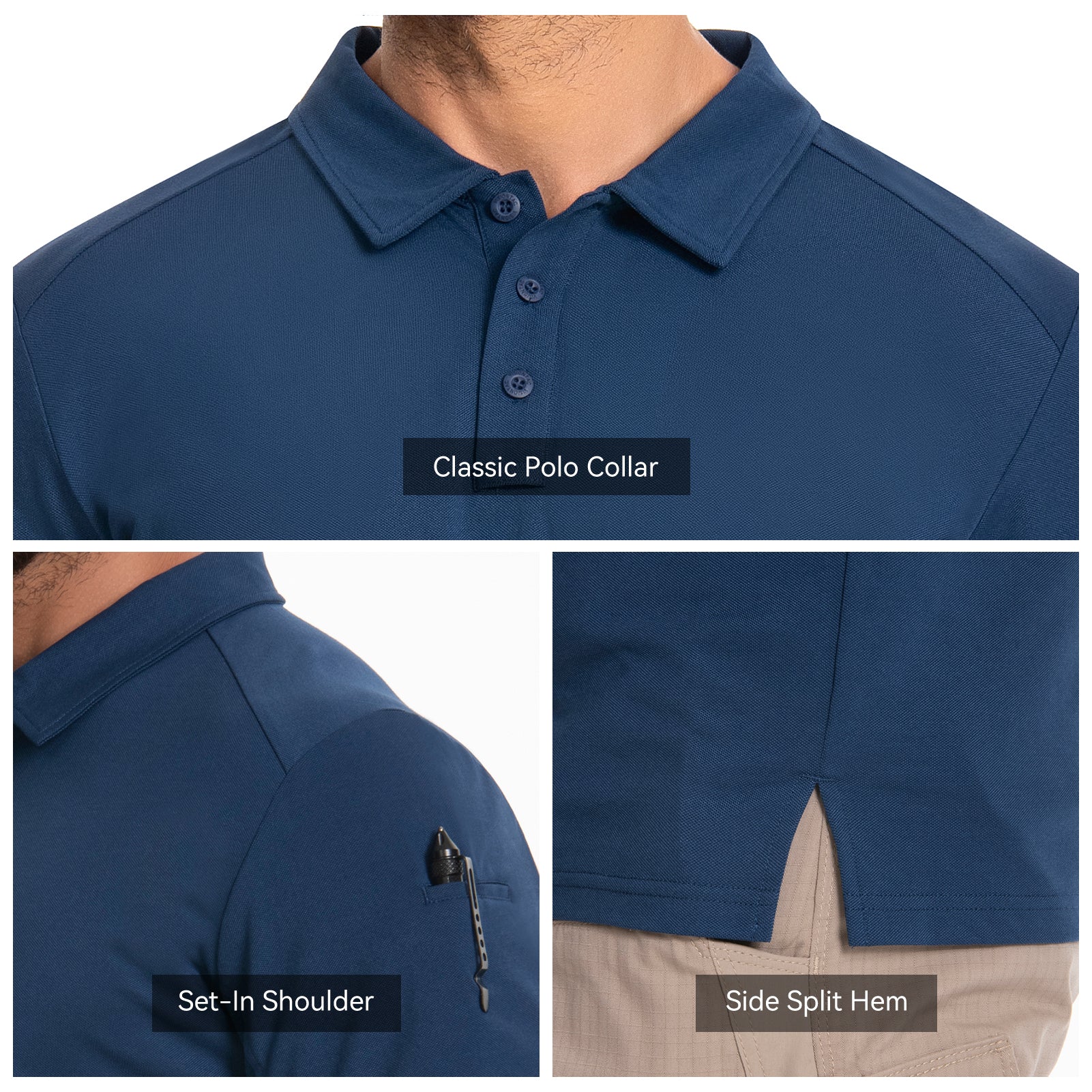 Tactical Polo Shirts Short Sleeve Performance Shirt
