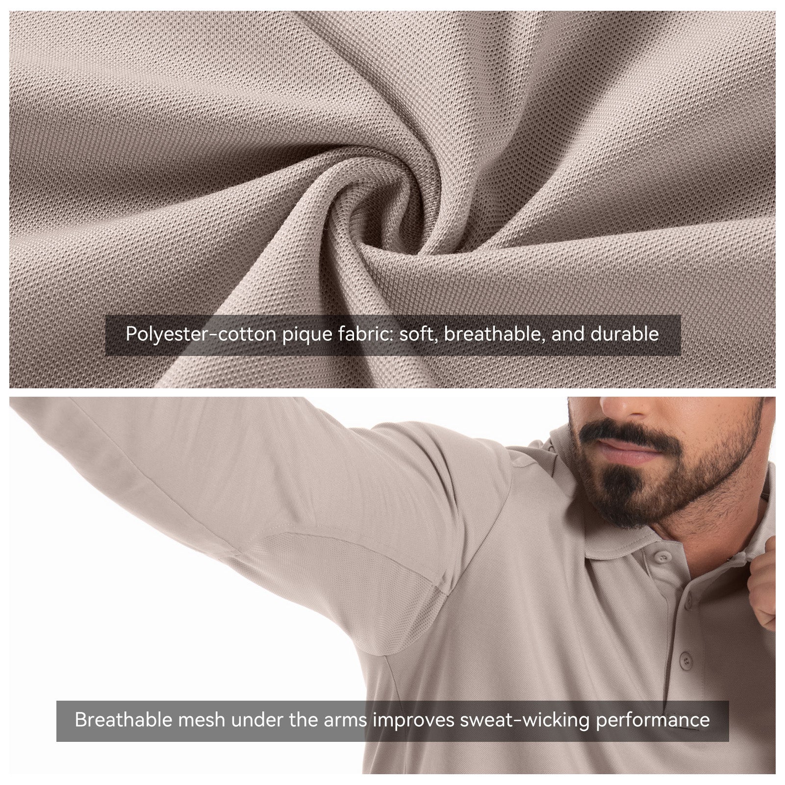 Tactical Polo Shirts Long Sleeve Performance Shirt