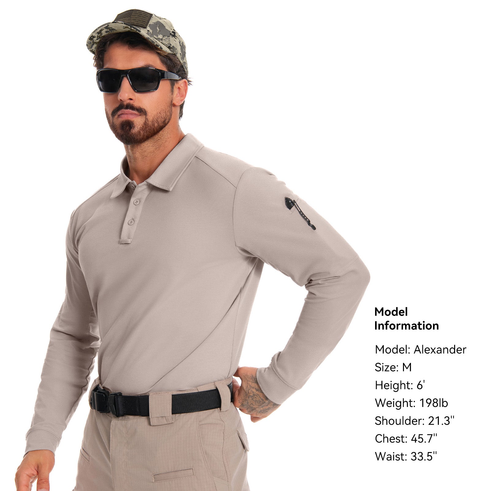 Tactical Polo Shirts Long Sleeve Performance Shirt