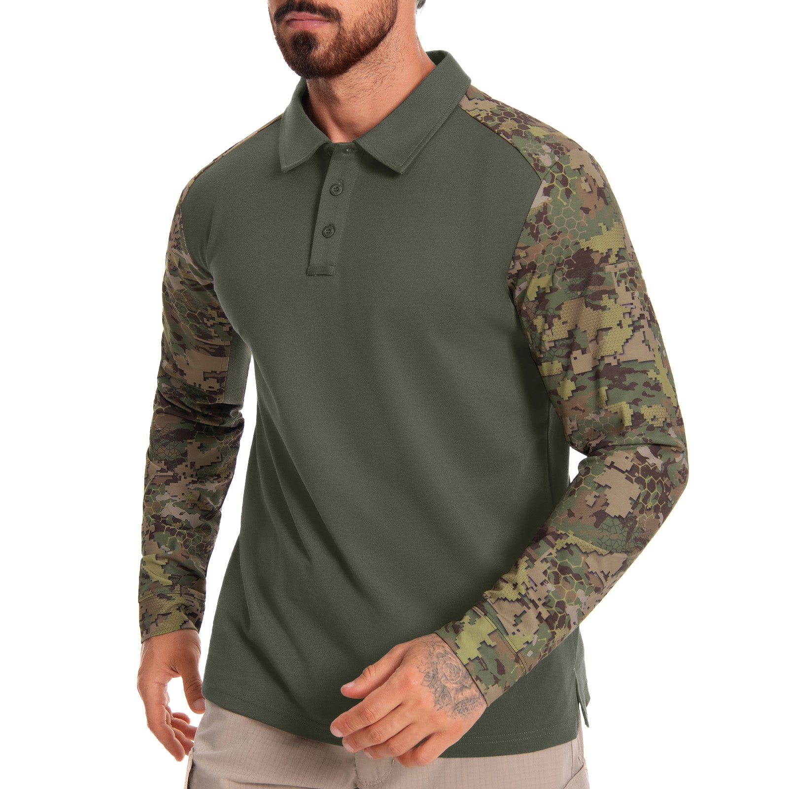 Tactical Polo Shirts Long Sleeve Performance Shirt