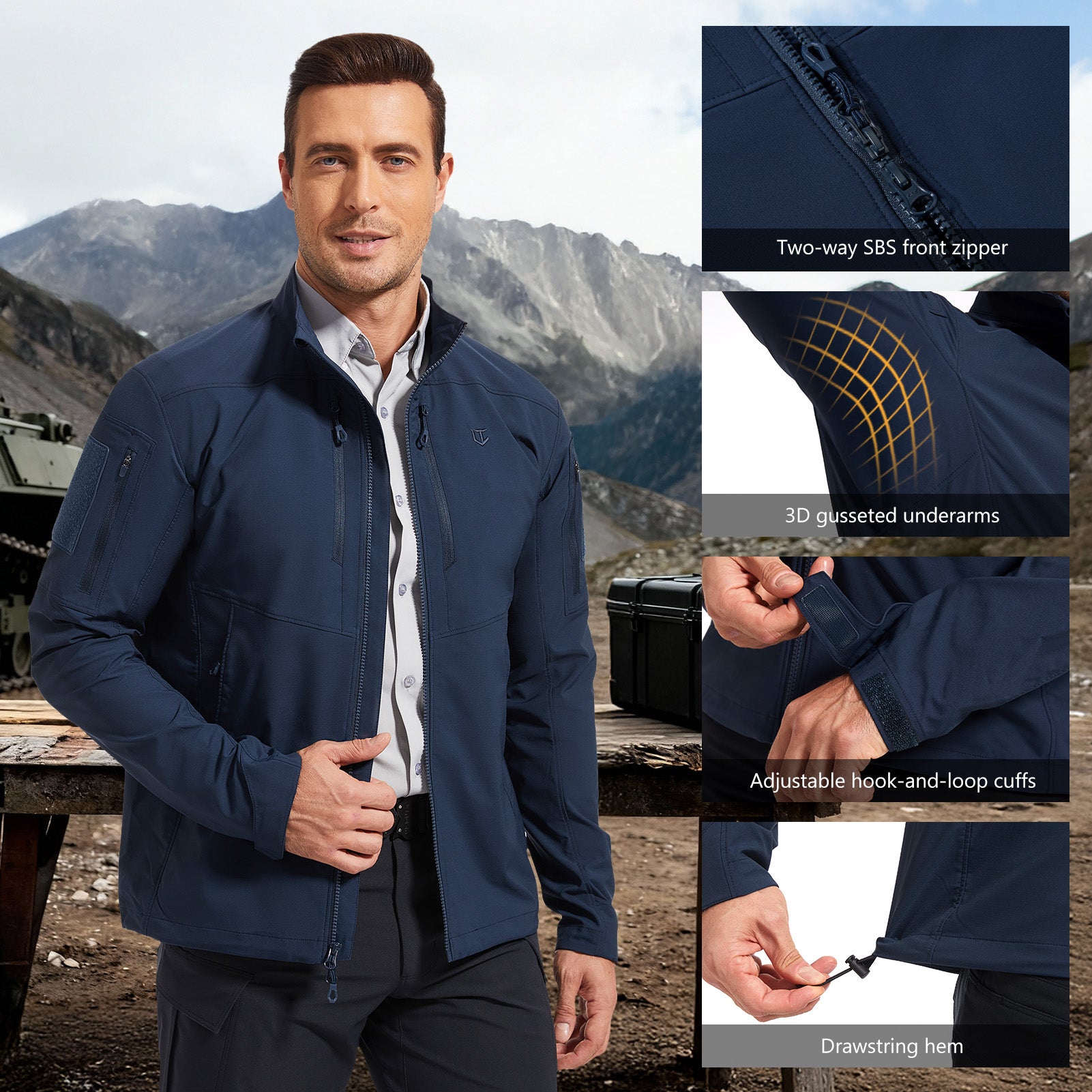 Water Resistant Tactical Jacket