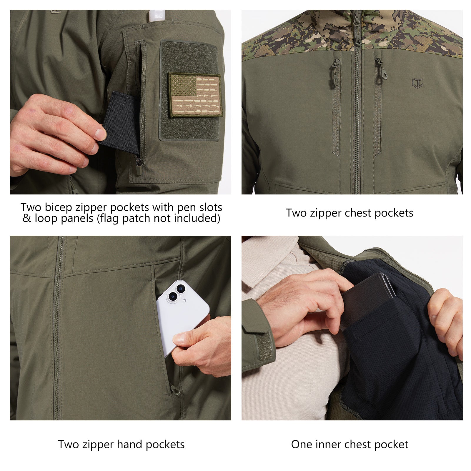 Water Resistant Tactical Jacket