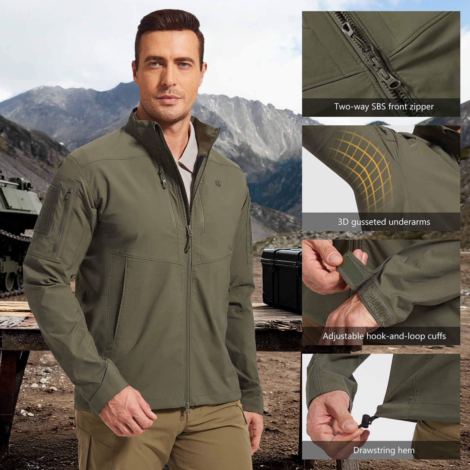 Water Resistant Tactical Jacket