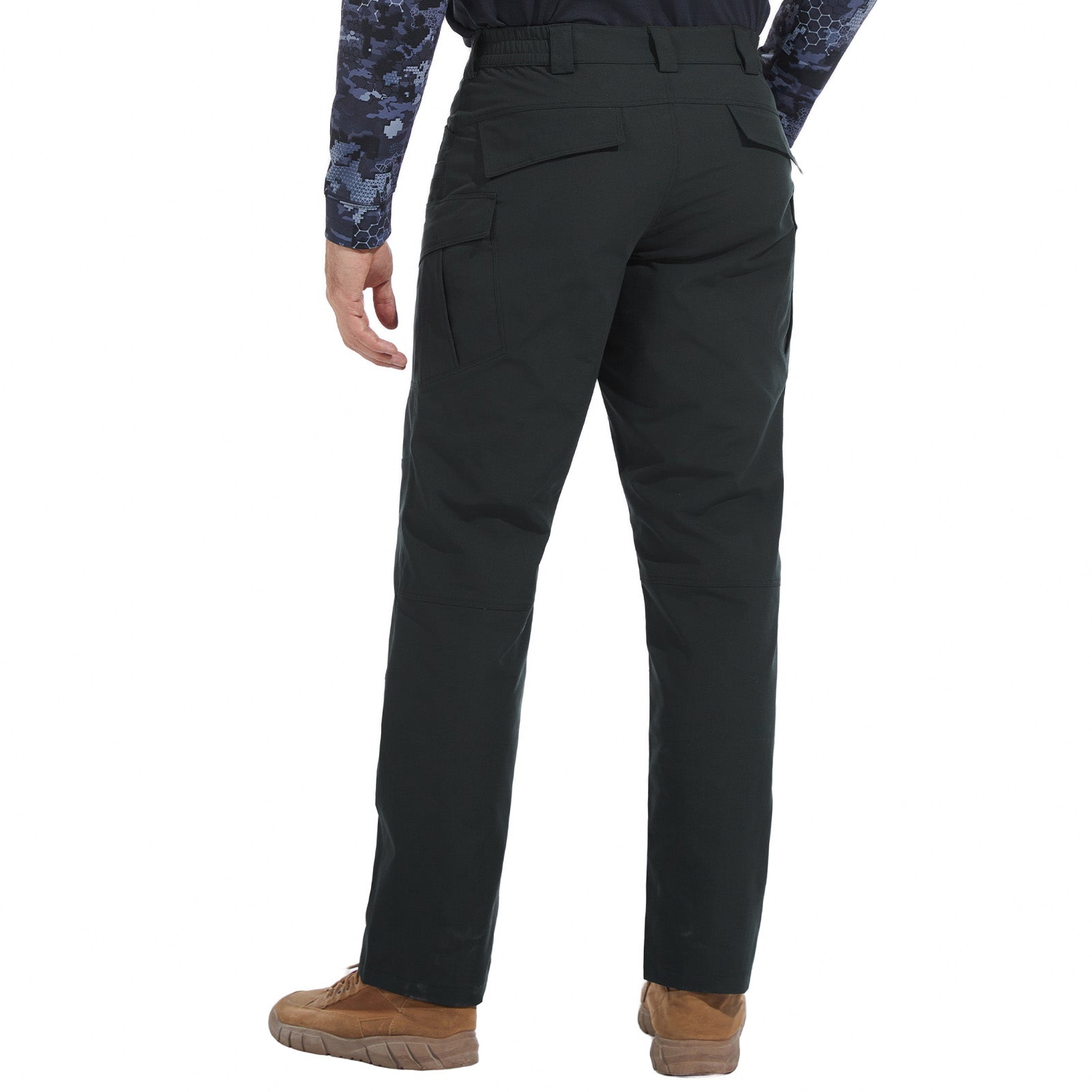 Mens tactical pants black #color_black