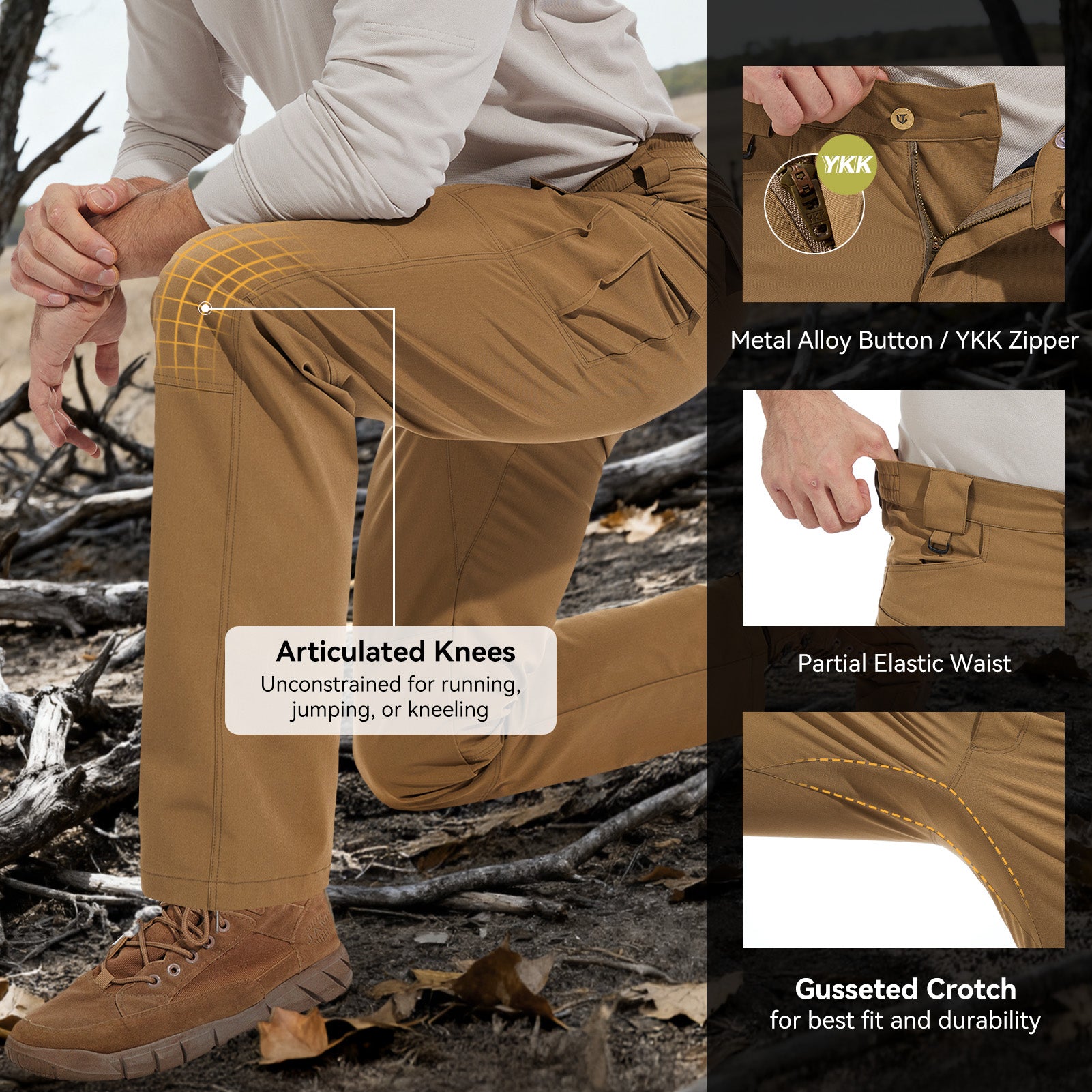 Men’s tactical pants #color_Coyote