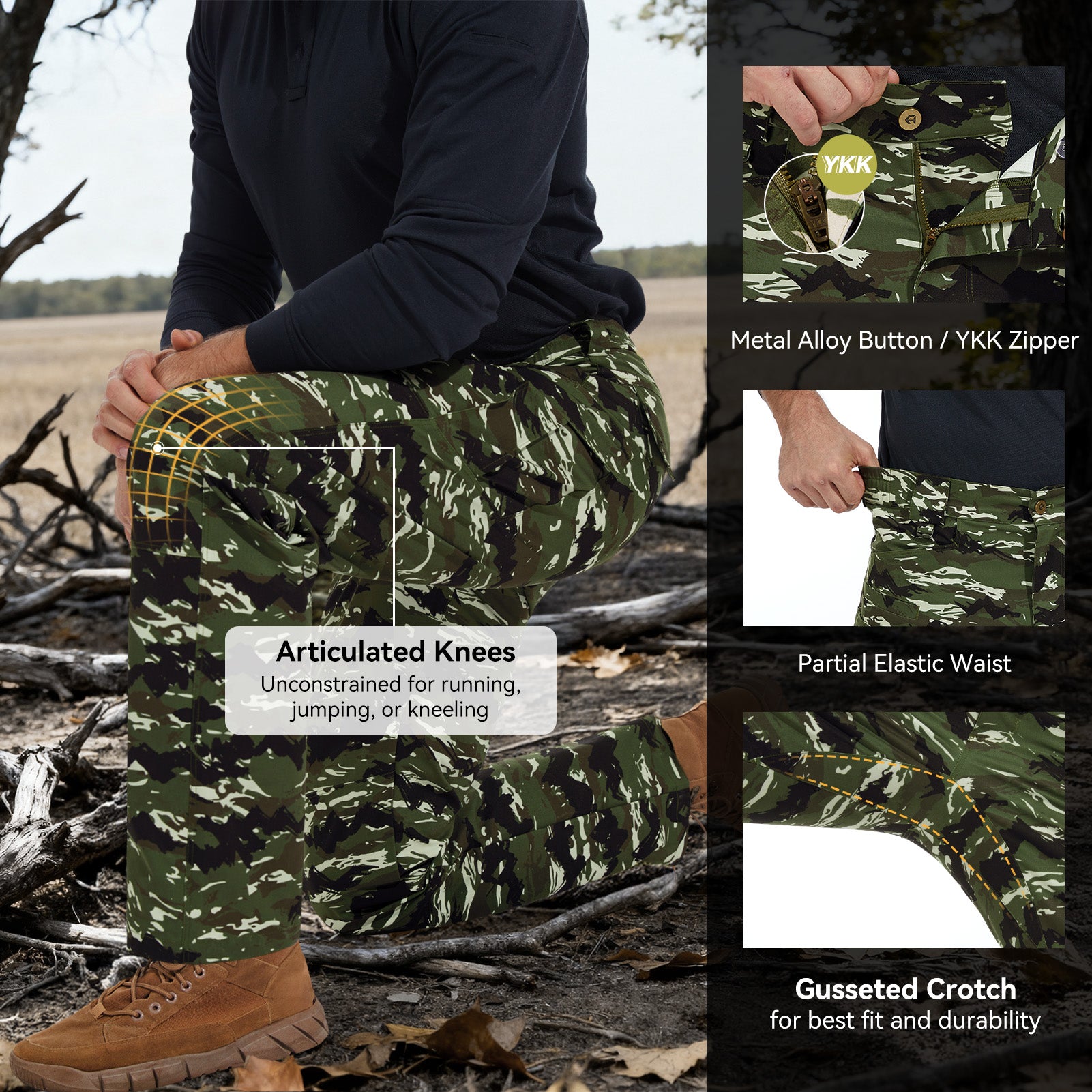 Men Ripstop Tactical Pants
