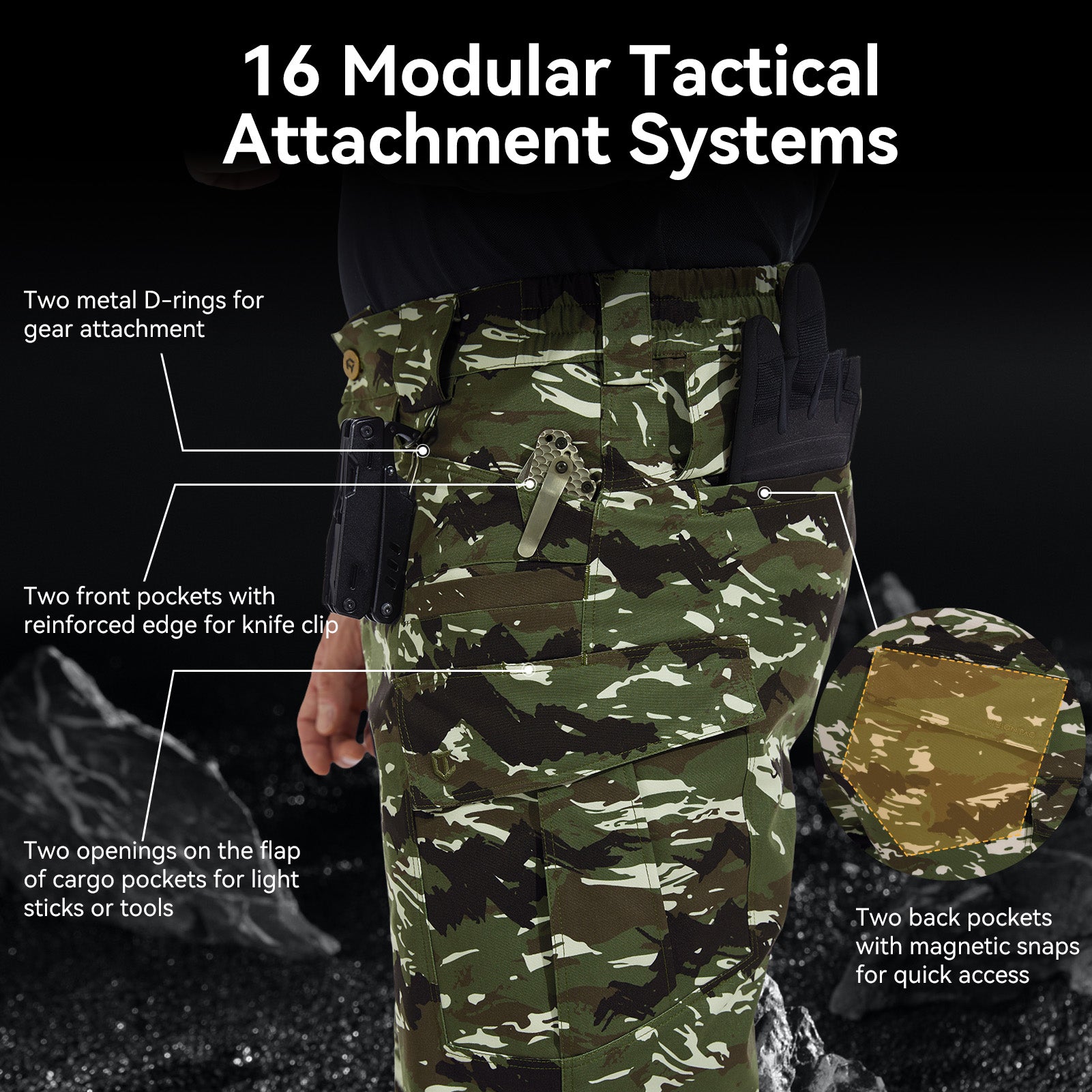 Men Ripstop Tactical Pants