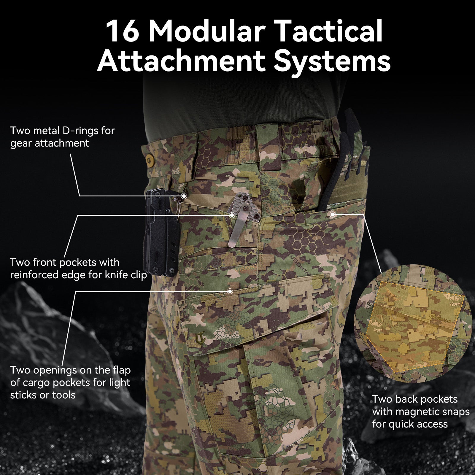 Men Ripstop Tactical Pants