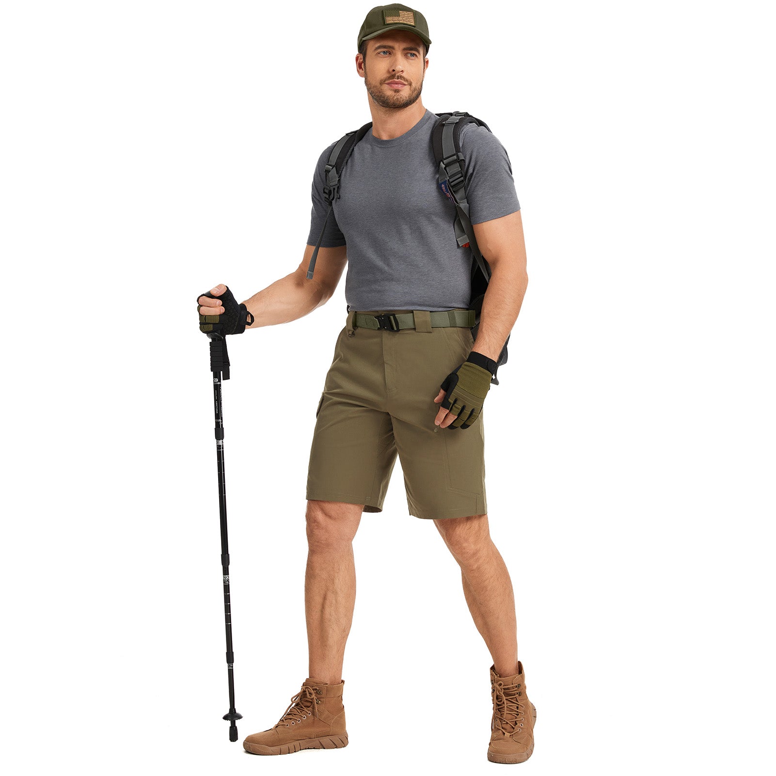 Men 10.5" Ripstop Tactical Shorts