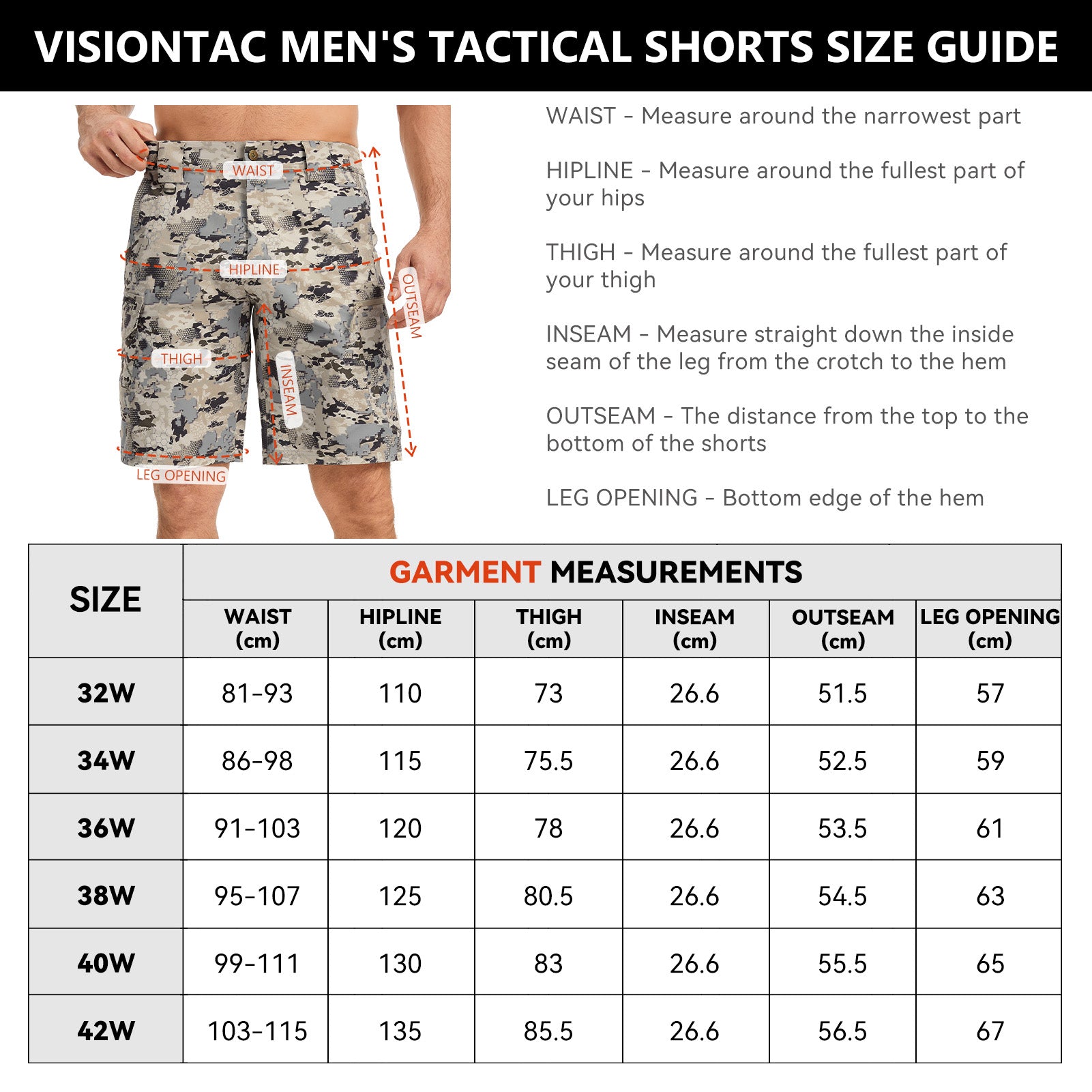 Men 10.5" Ripstop Tactical Shorts