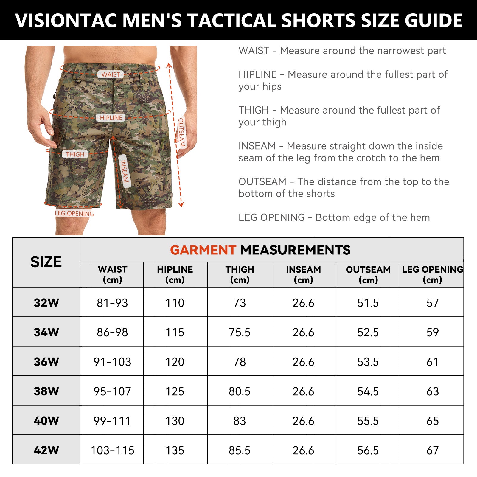 Men 10.5" Ripstop Tactical Shorts