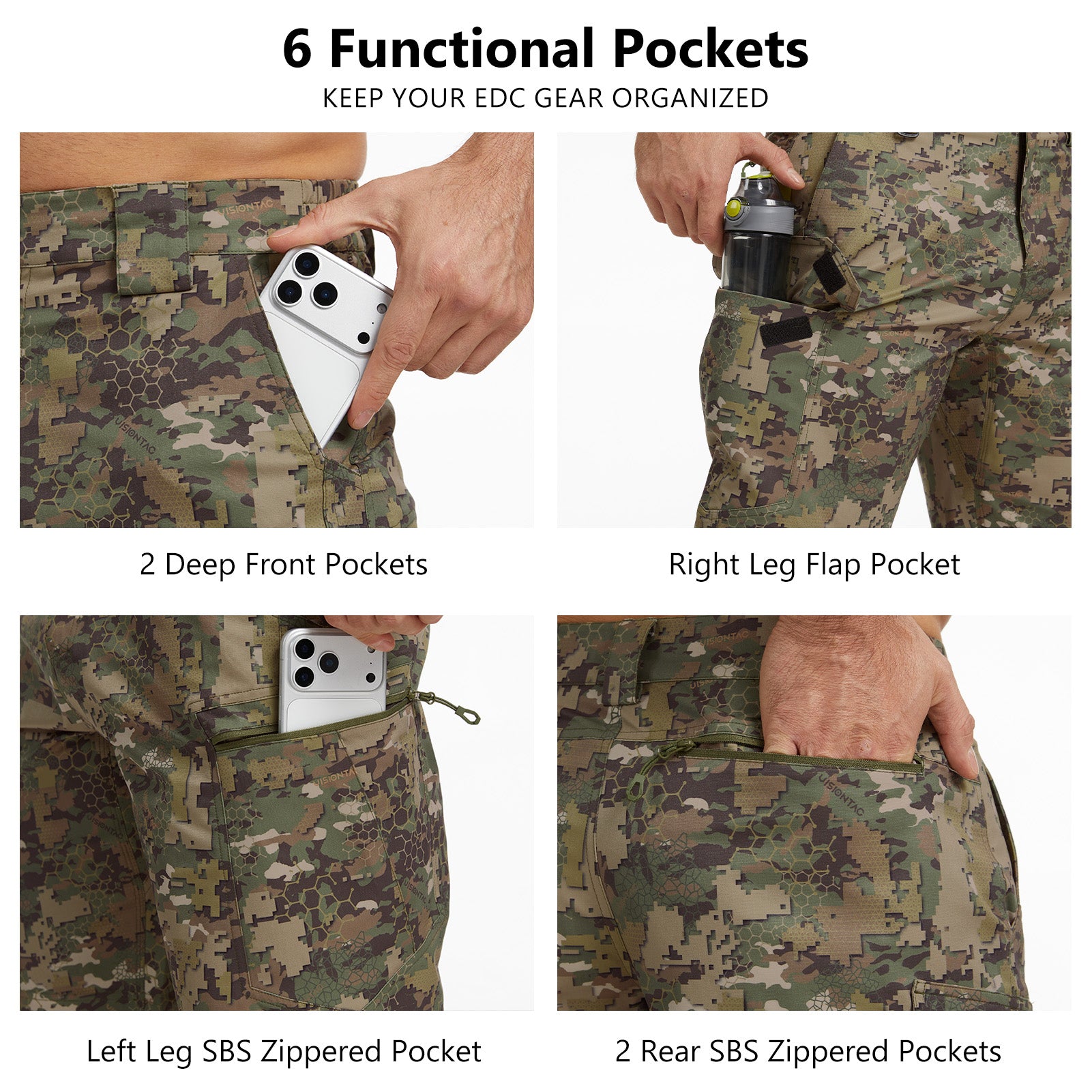 Men 10.5" Ripstop Tactical Shorts