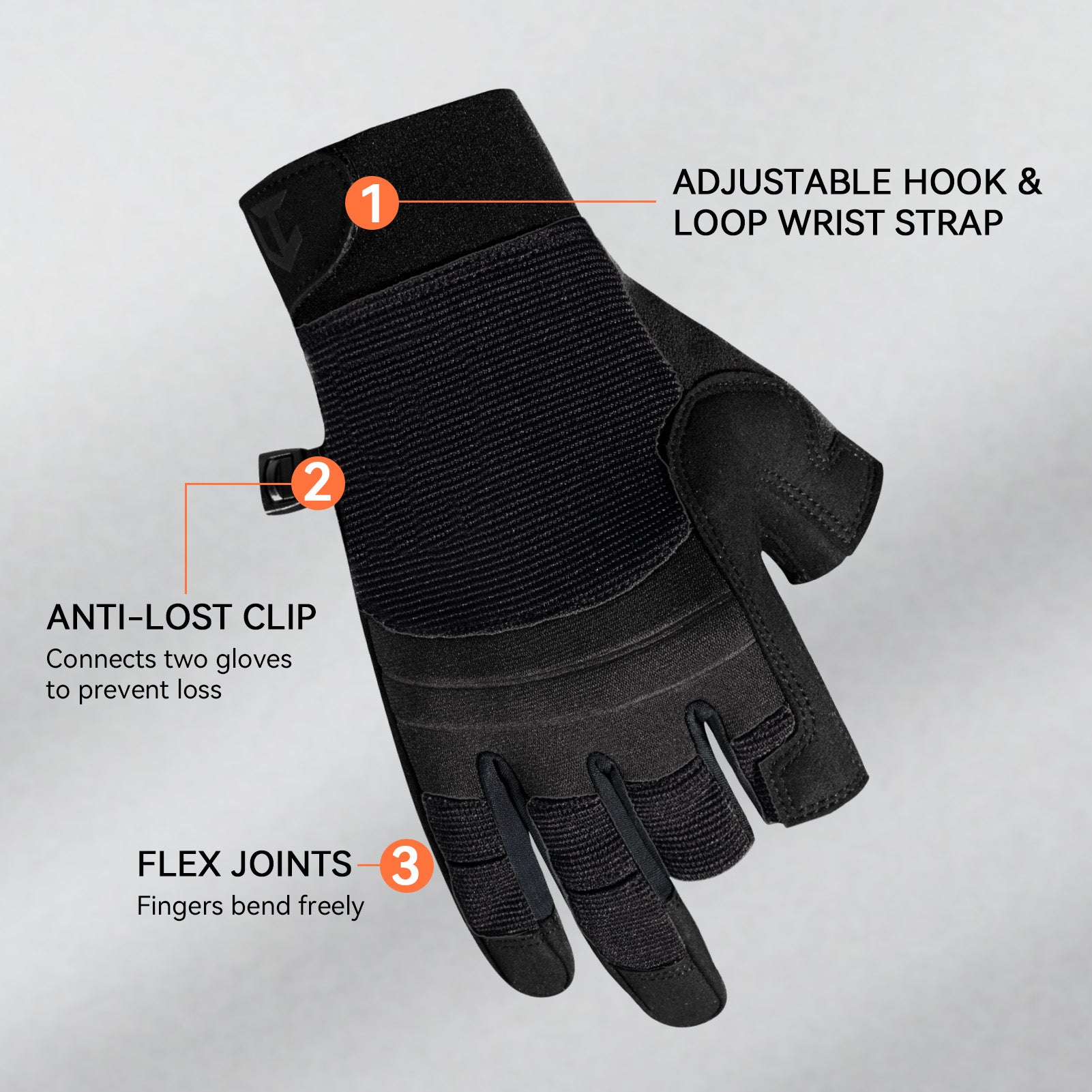 Utility Tactical Half Finger Gloves