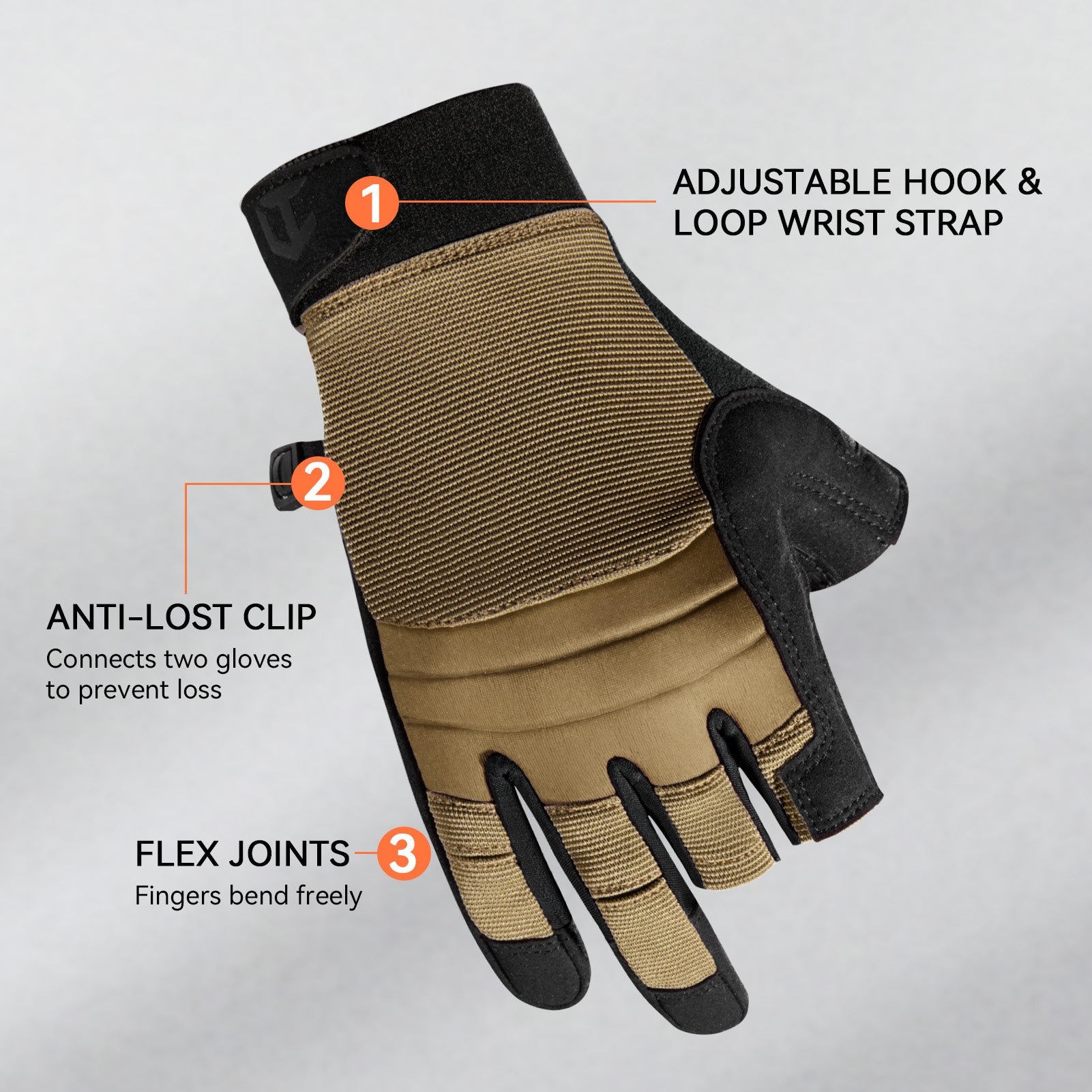 Utility Tactical Half Finger Gloves
