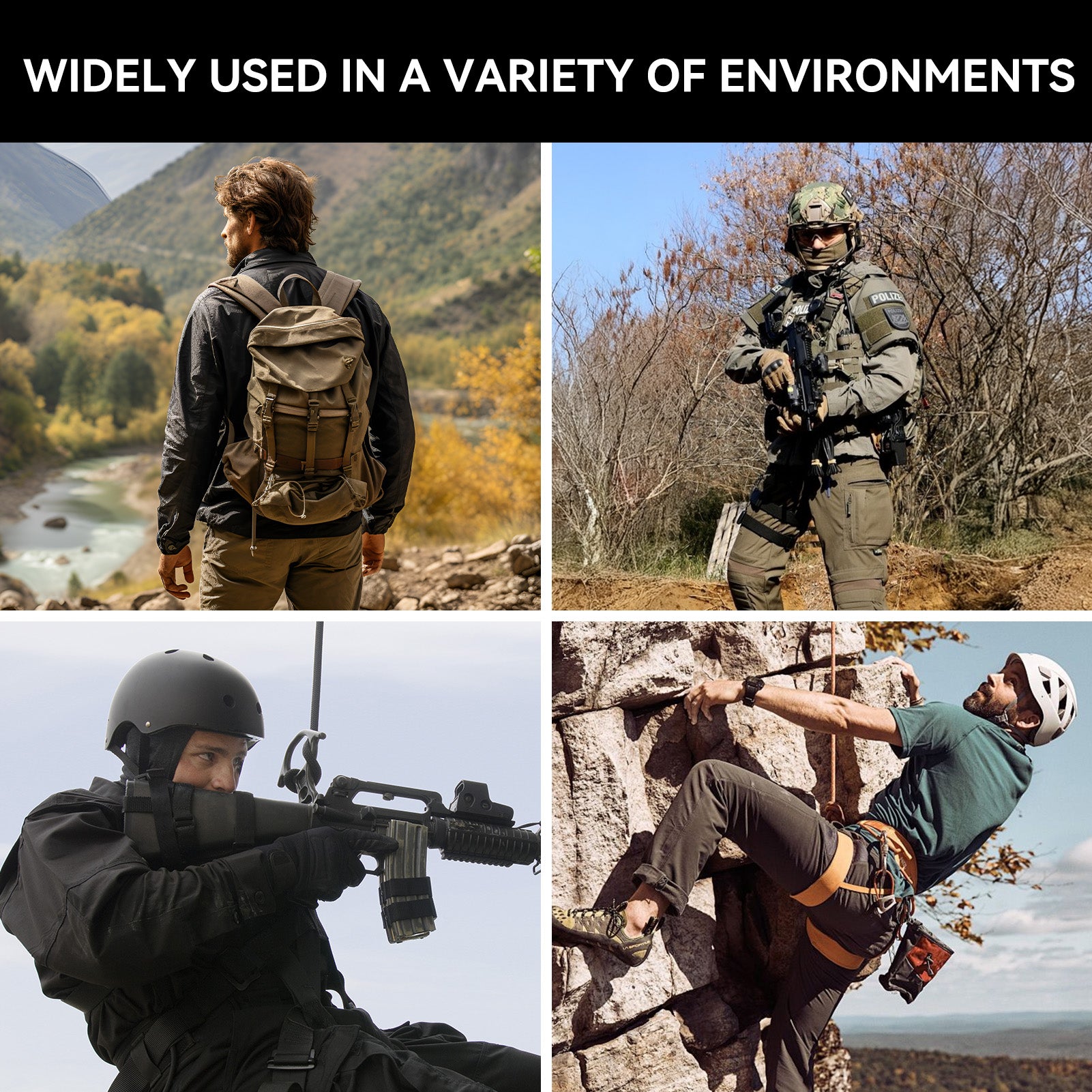 Quick Release Tactical Belt 1.5" Nylon Web Belt