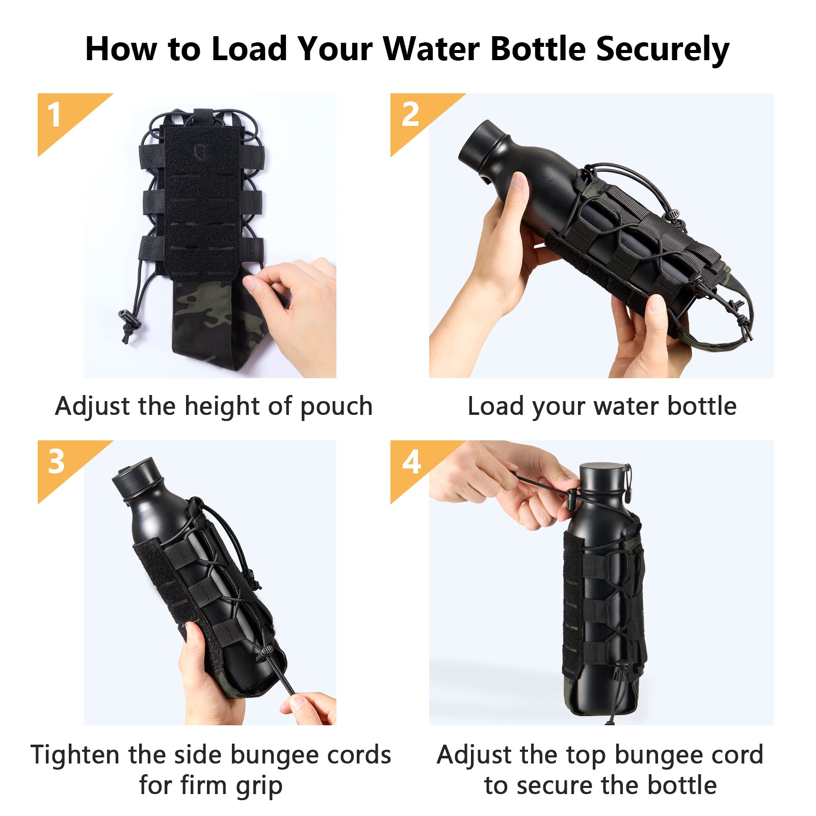 Tactical MOLLE Pouch Water Bottle