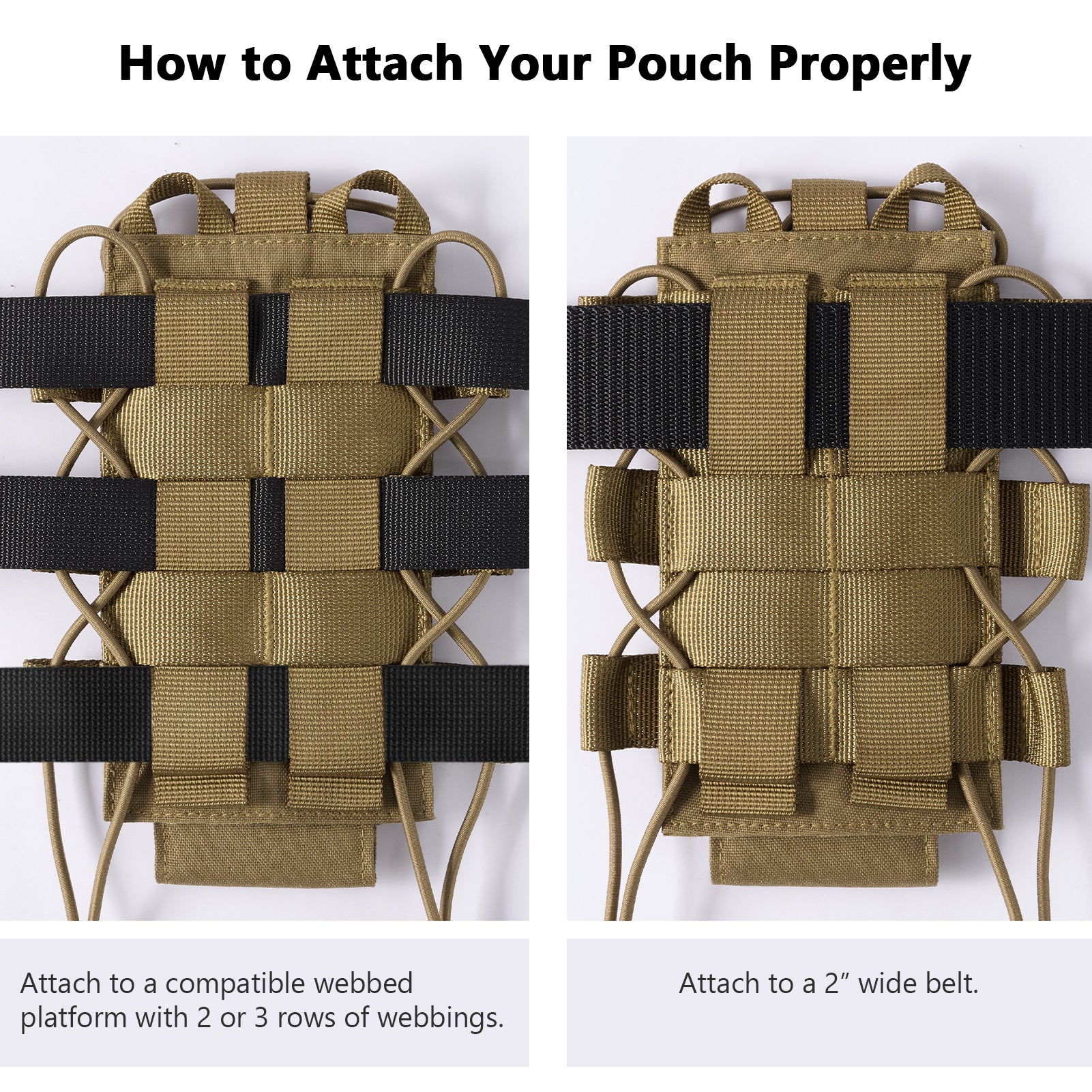 Tactical MOLLE Pouch Water Bottle