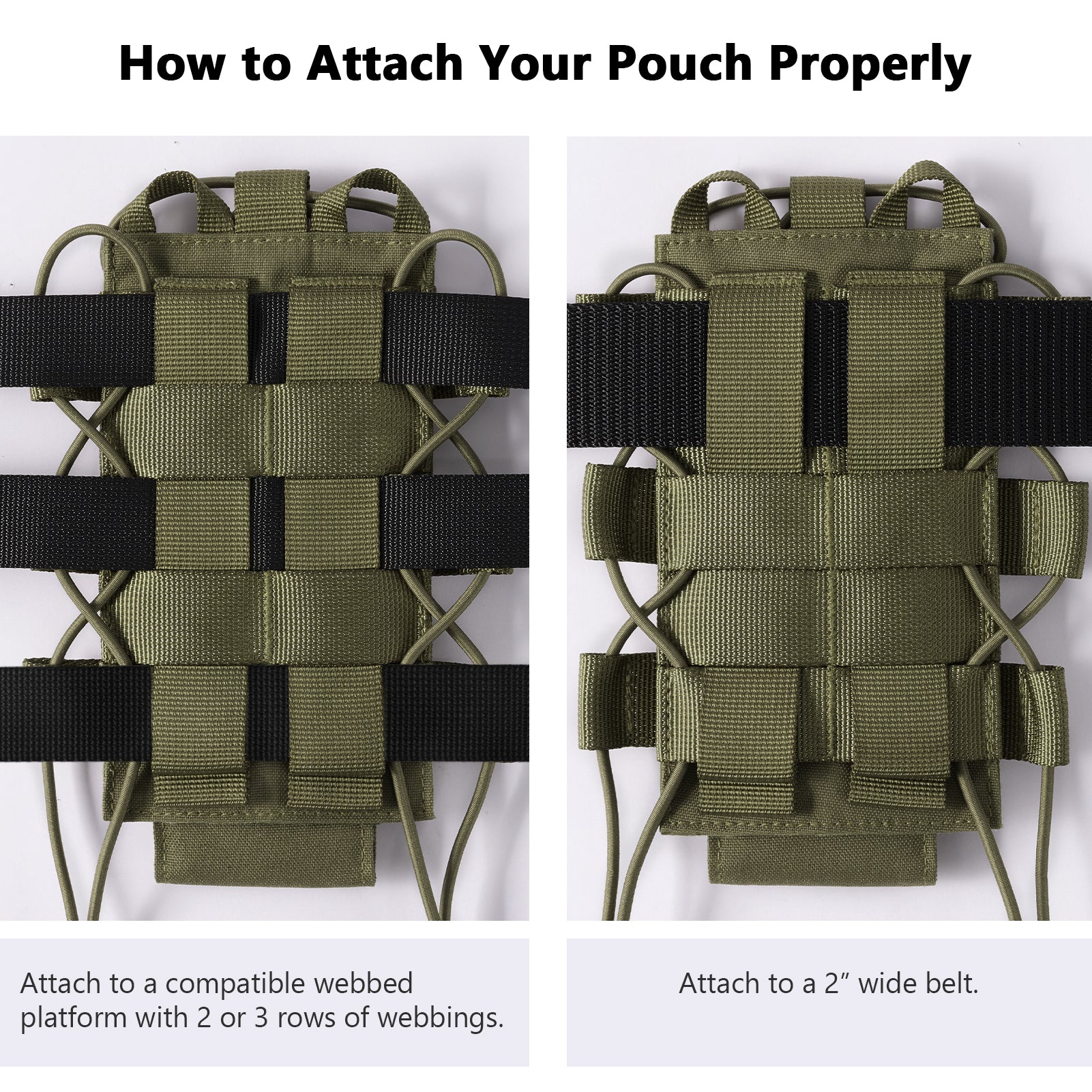 Tactical MOLLE Pouch Water Bottle